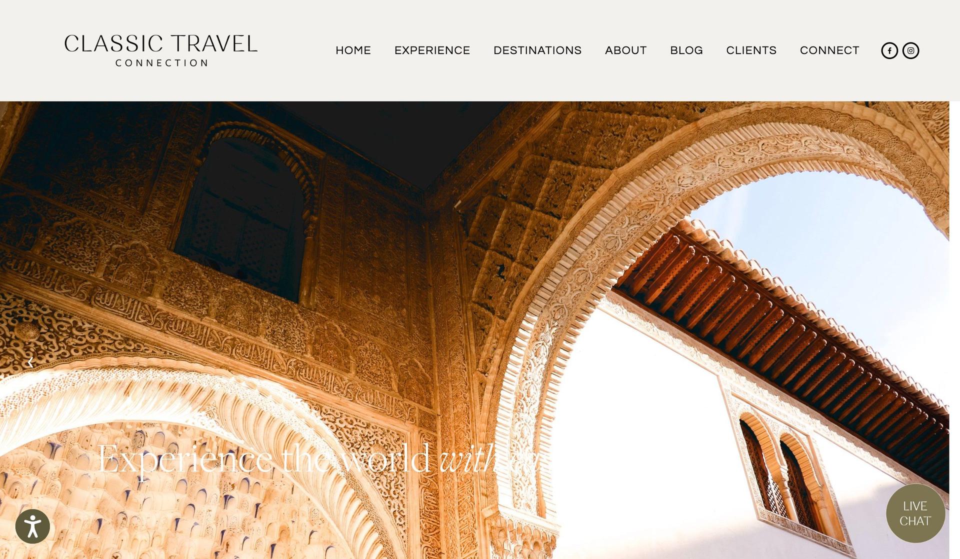 Classic Travel Connection-travel agency websites