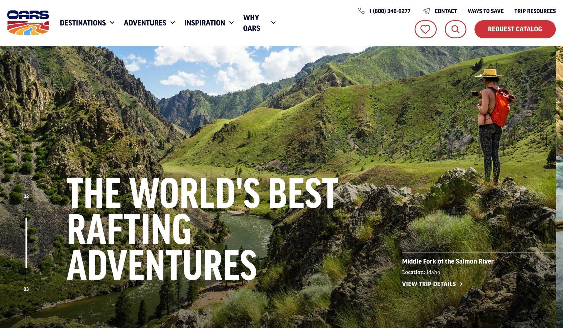 OARS-travel agency websites