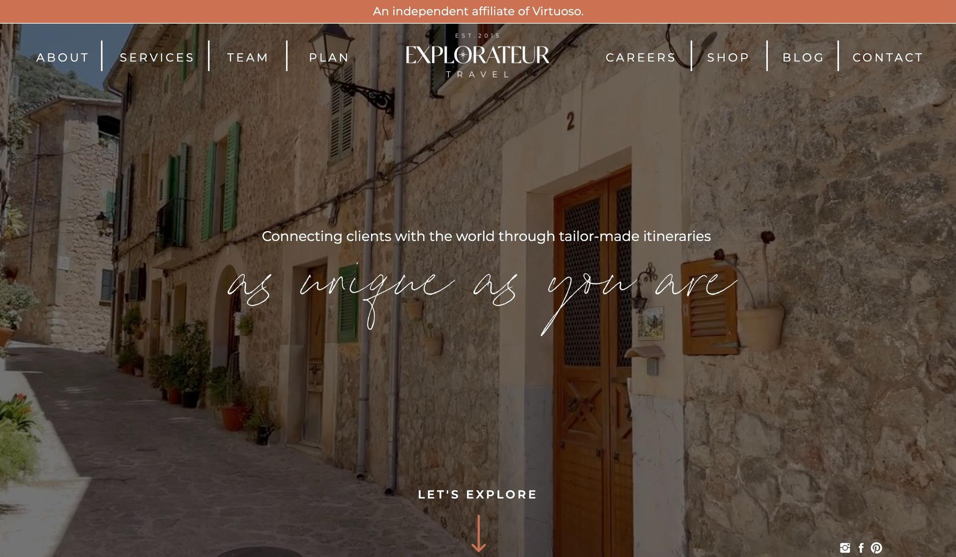 Explorateur Travel-travel agency websites