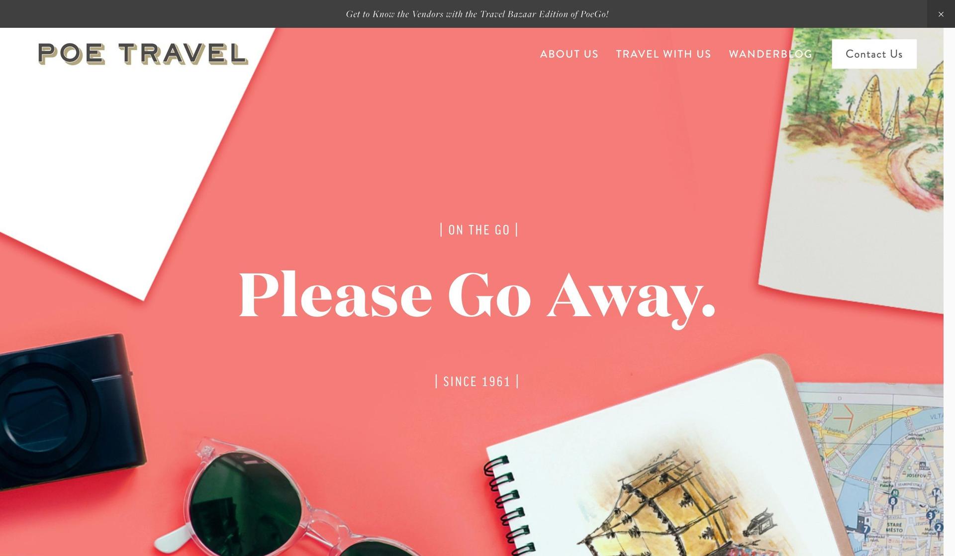 Poe Travel-travel agency websites
