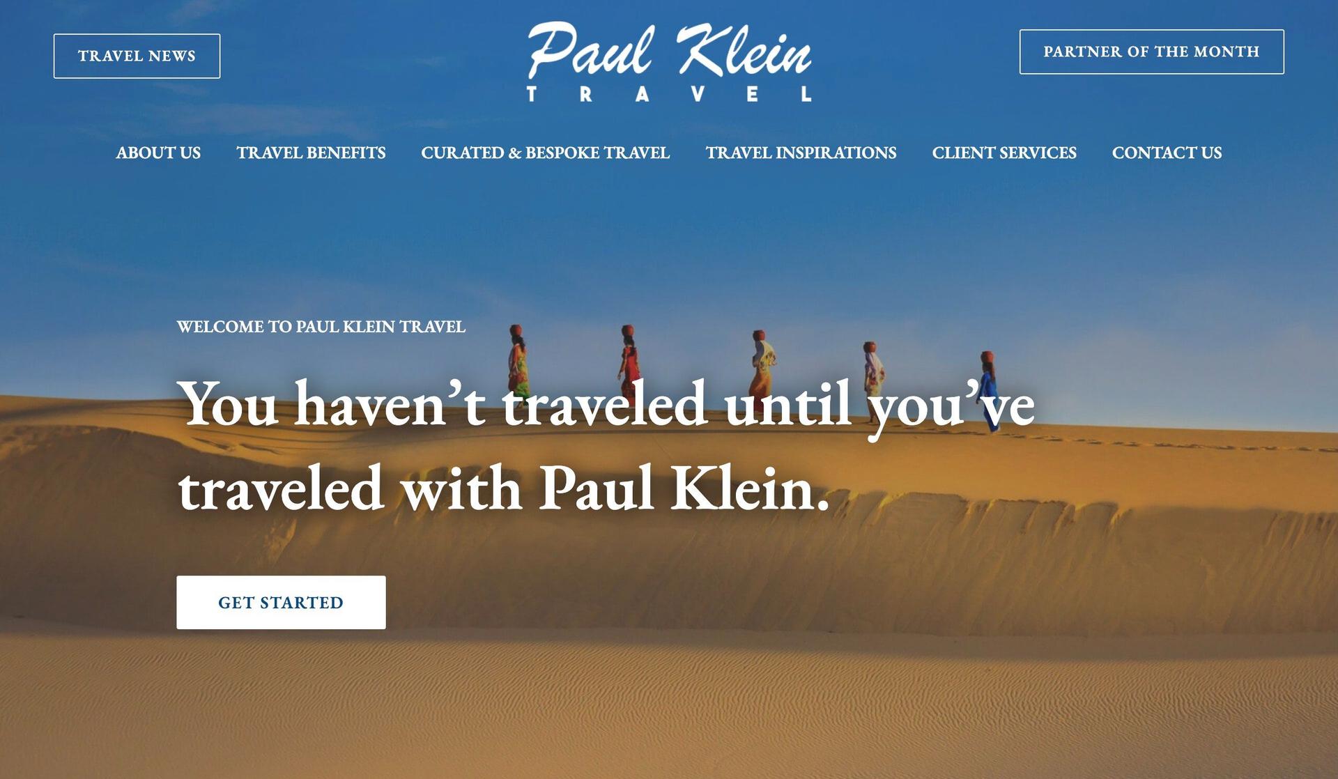 Paul Klein Travel-travel agency websites