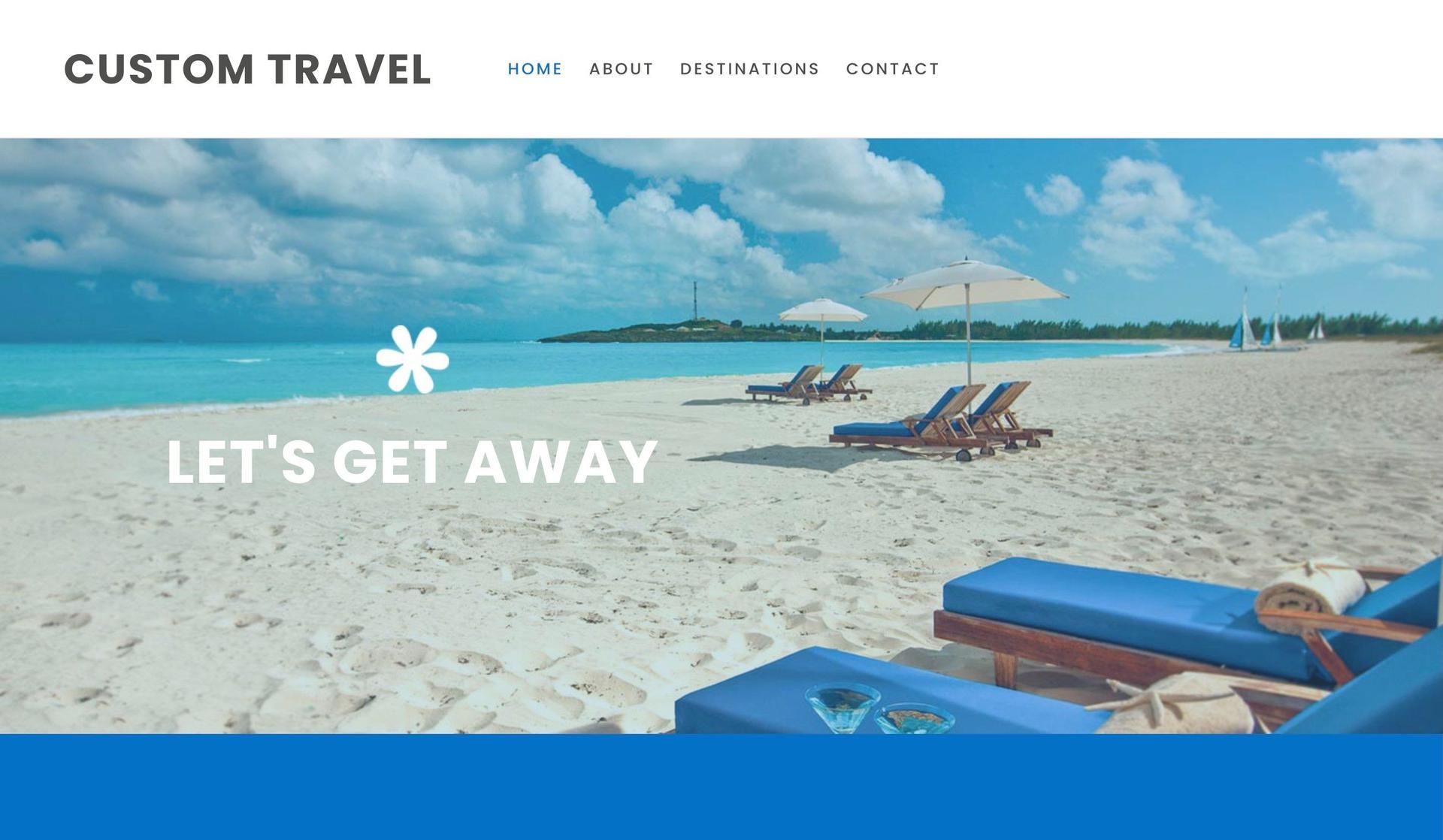 Custom Travel Victoria-travel agency websites