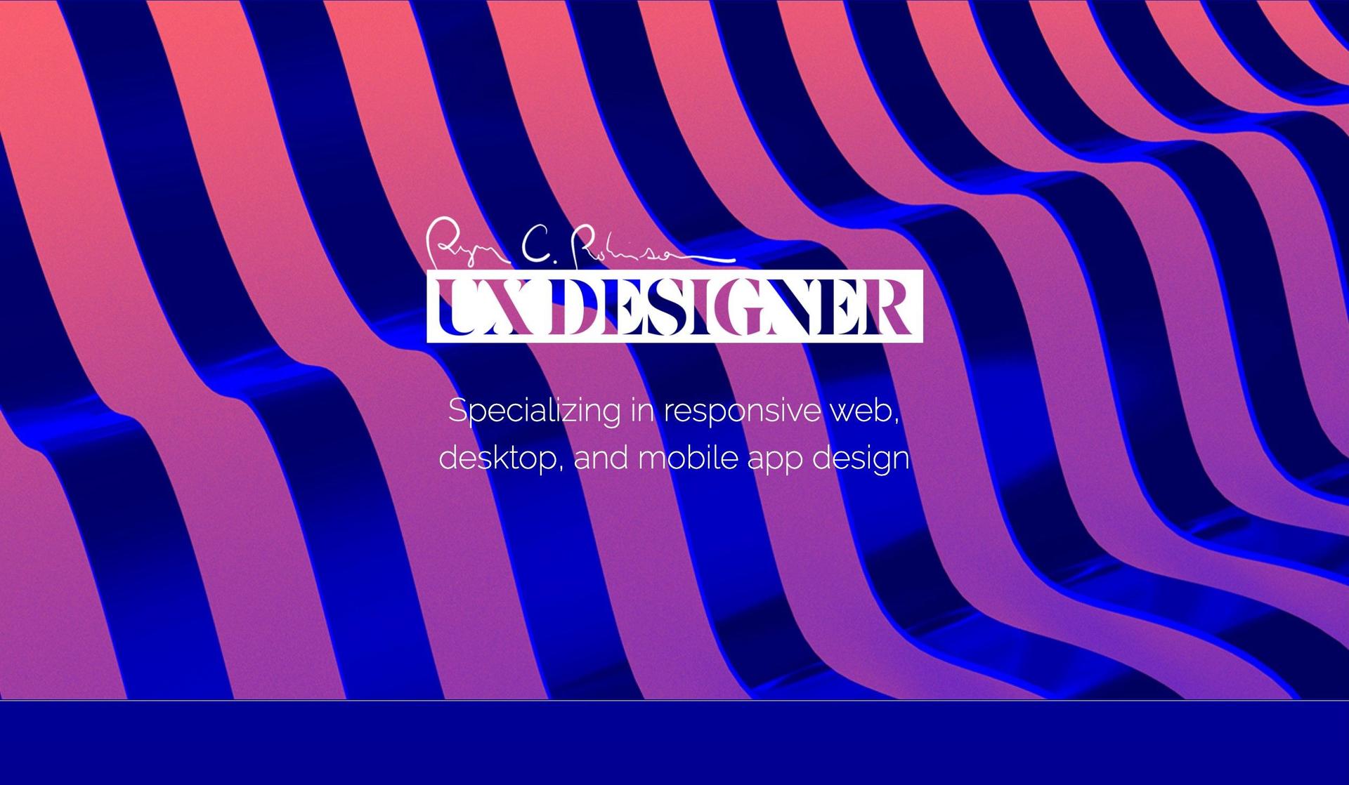 Ryan C Robinson-ux portfolio examples
