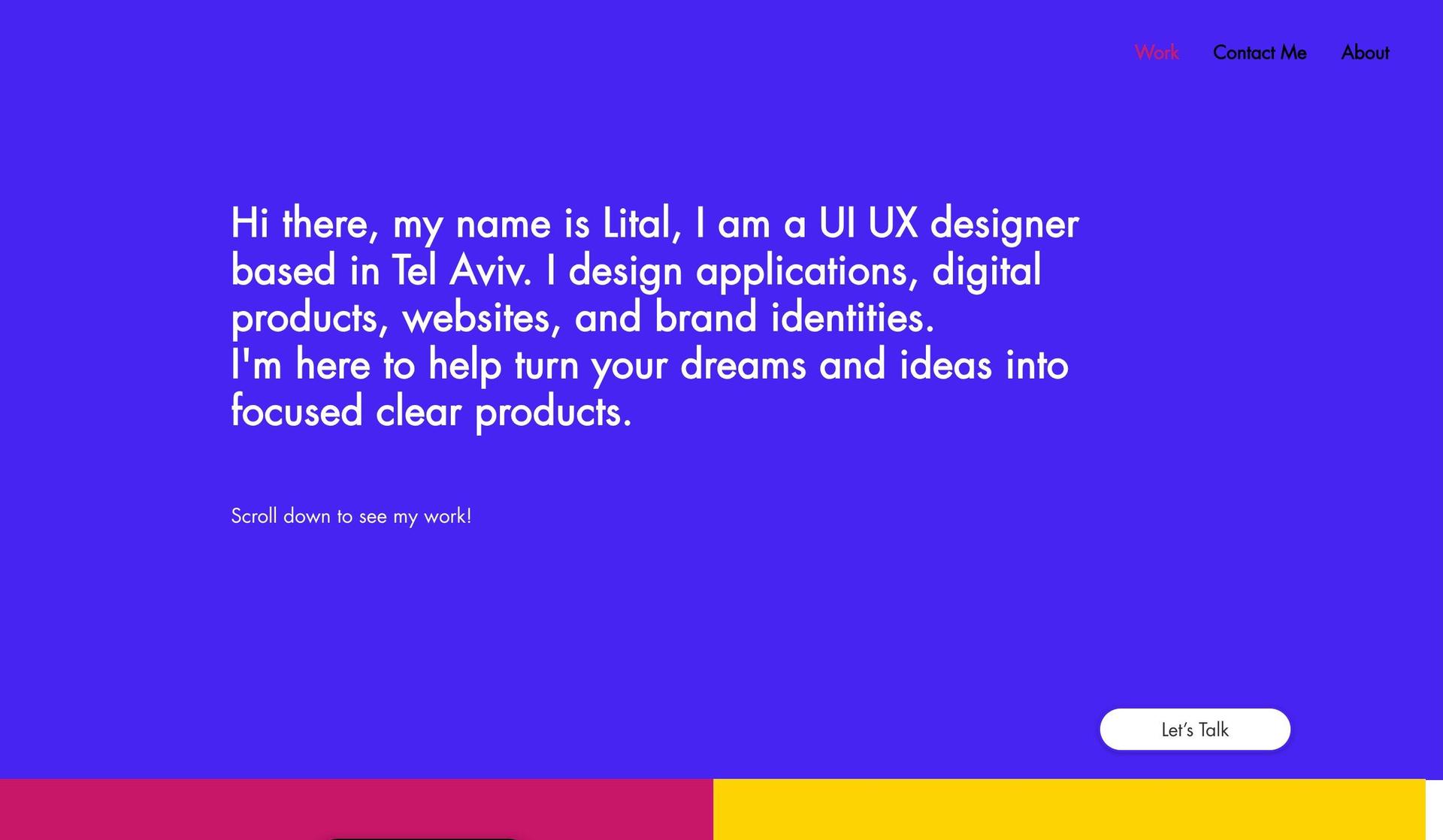 Lital Karni Design-ux portfolio examples