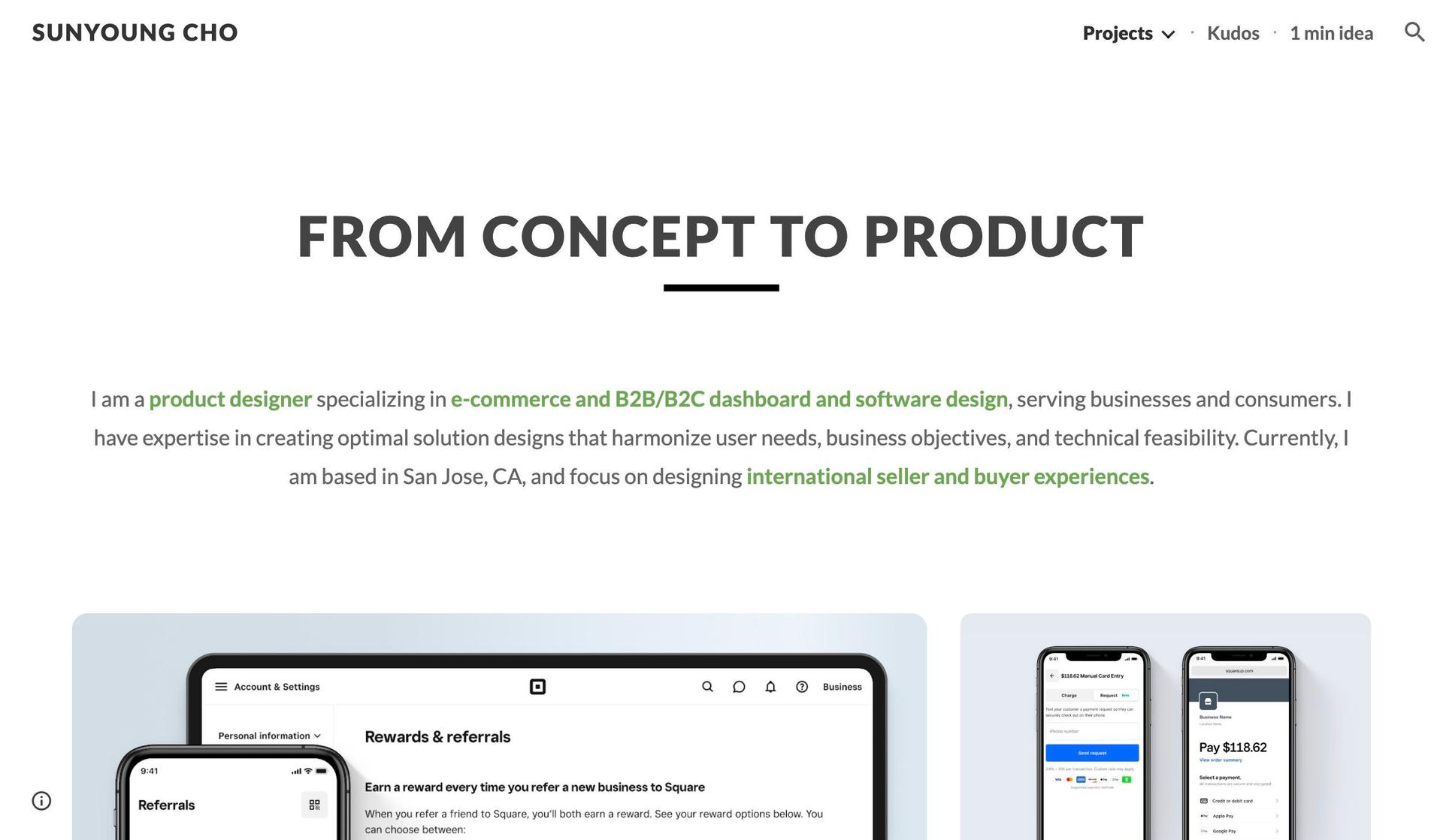 Sunyoung Chou XUI-ux portfolio examples