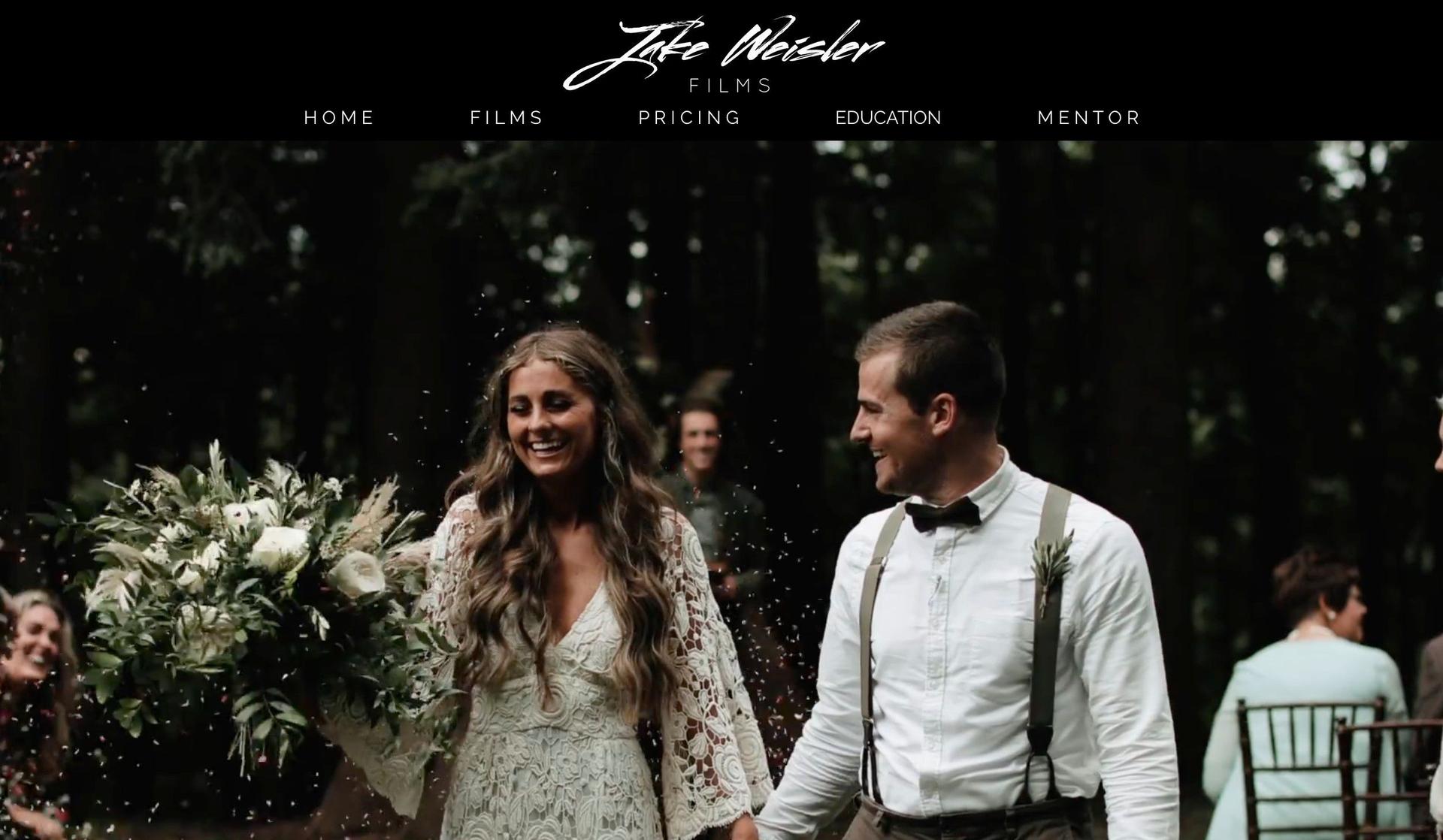 Jake Weisler Films-filmmaker website examples