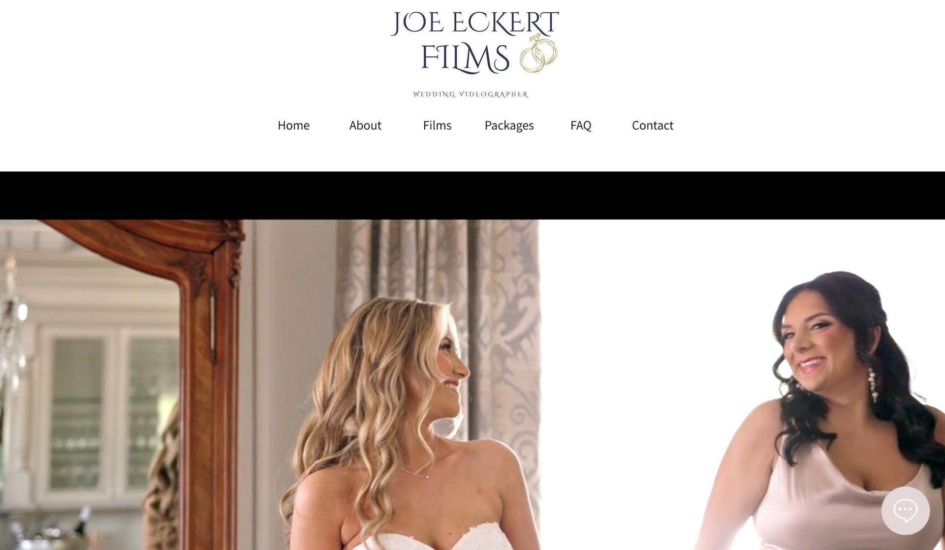 Joe Eckert Films-filmmaker website examples