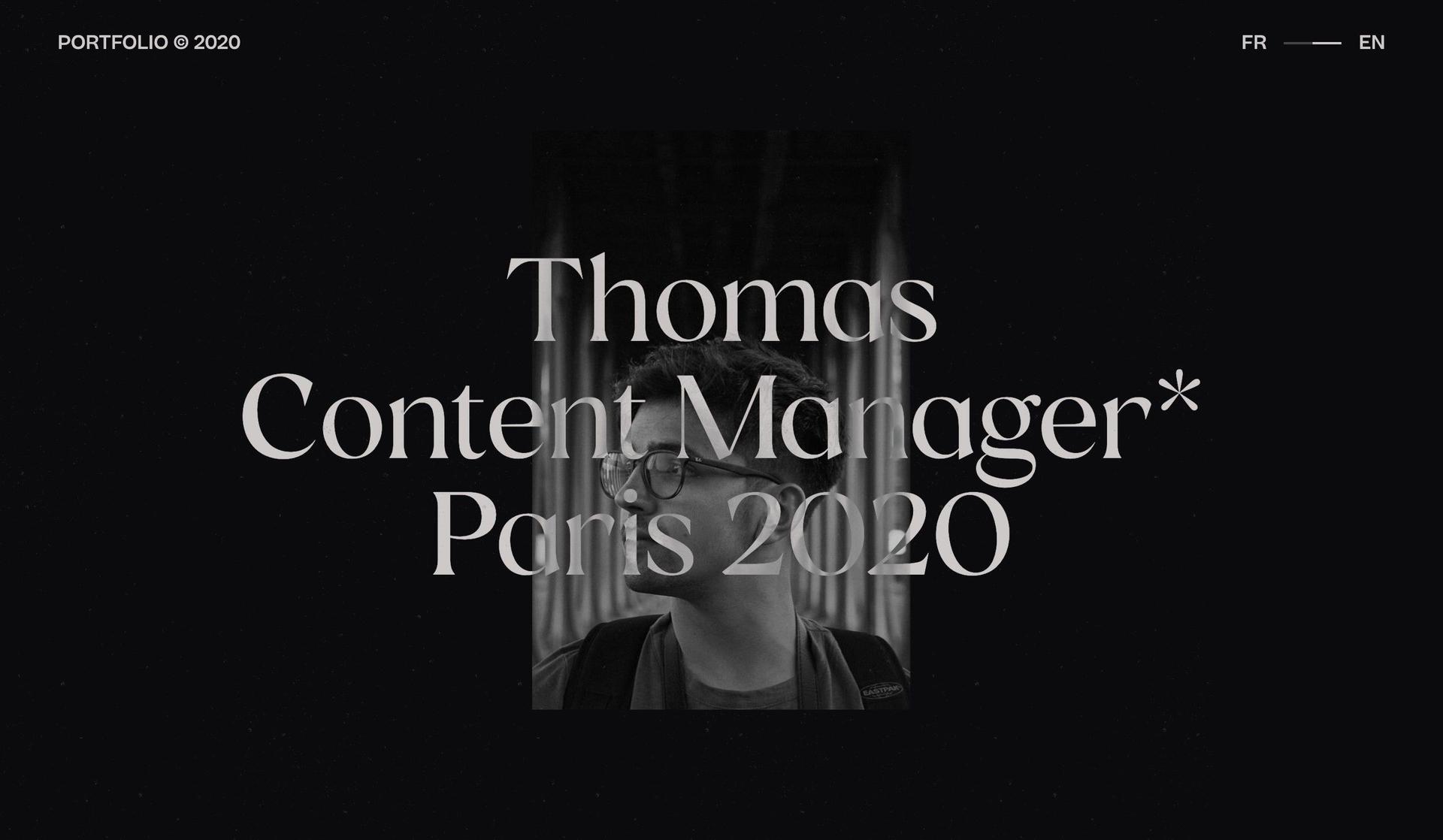 Thomas Bosc-webflow website examples