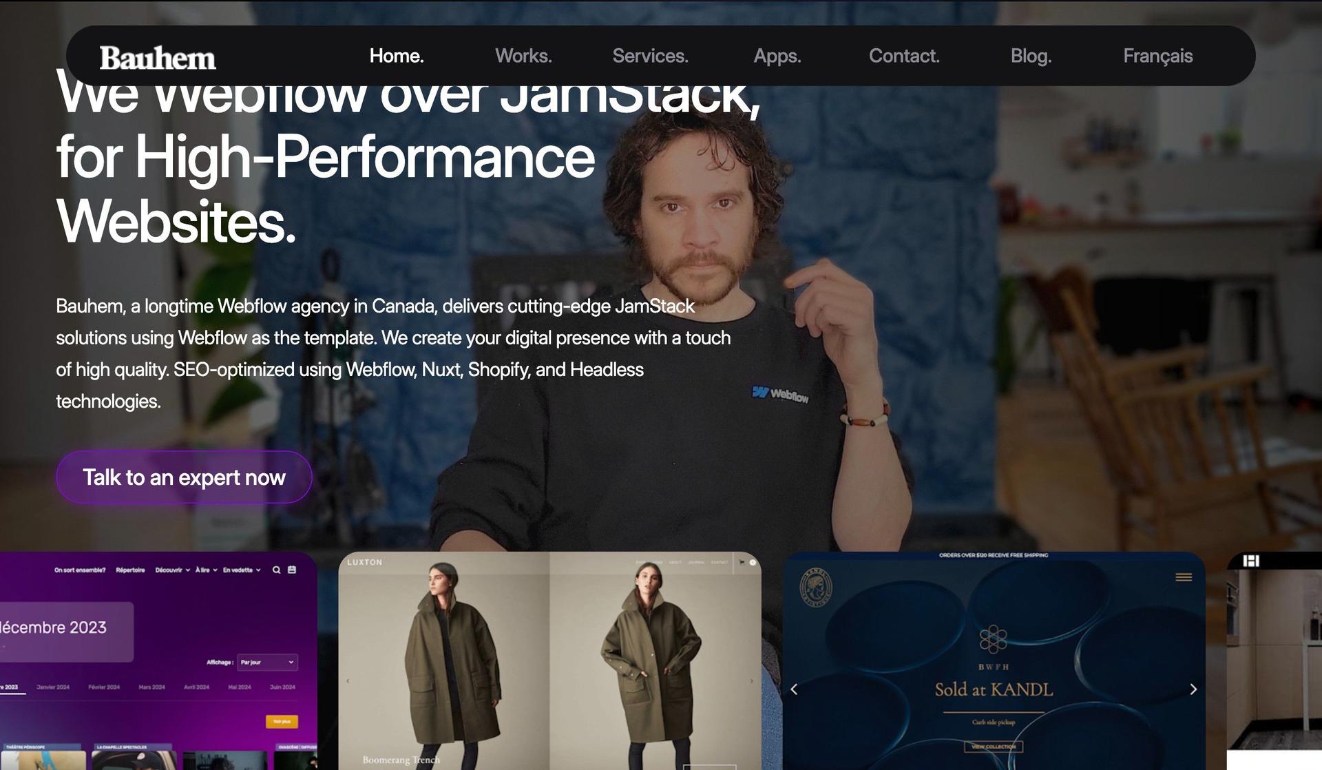 Bauhem-webflow website examples