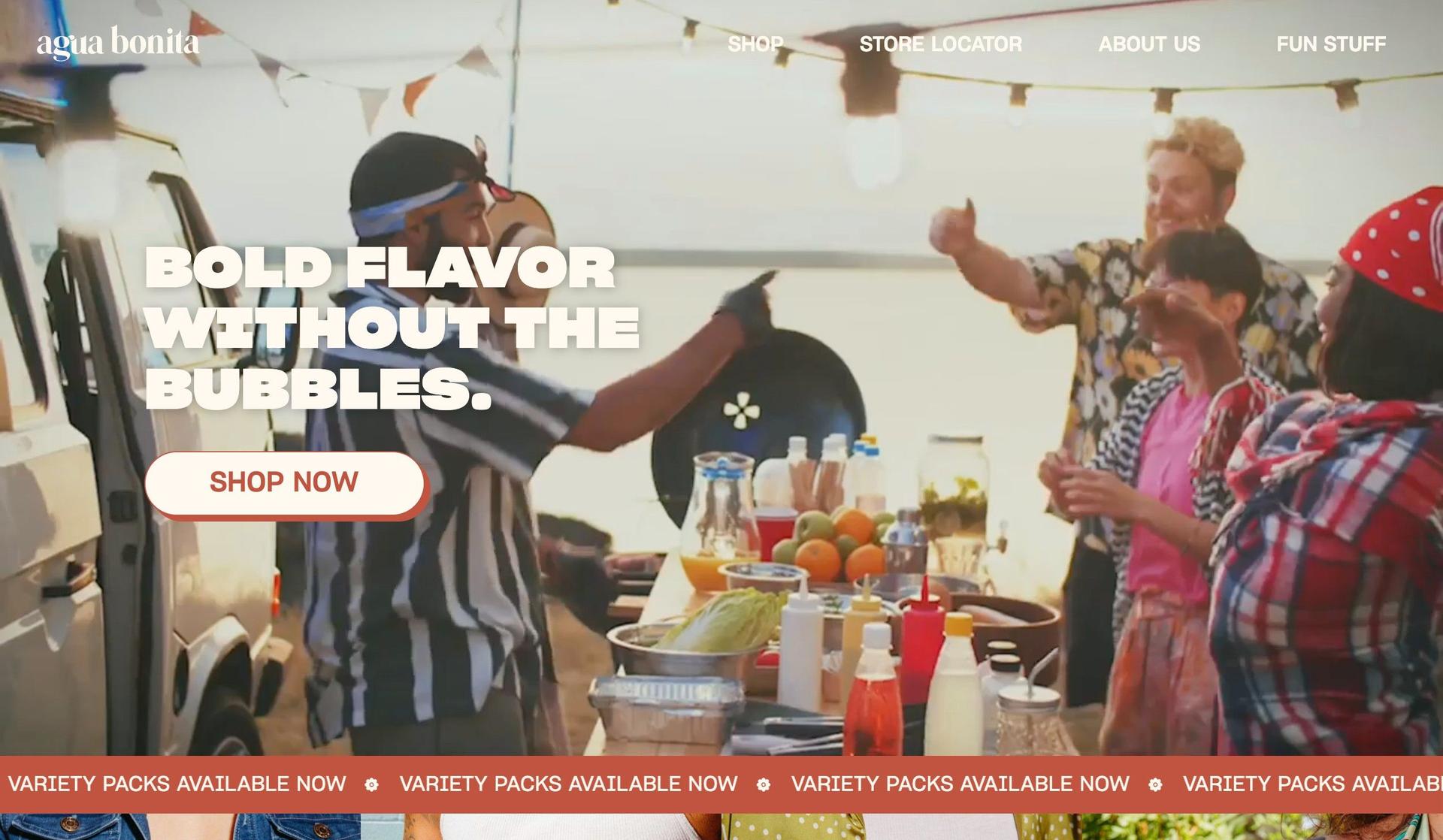Agua Bonita-webflow website examples