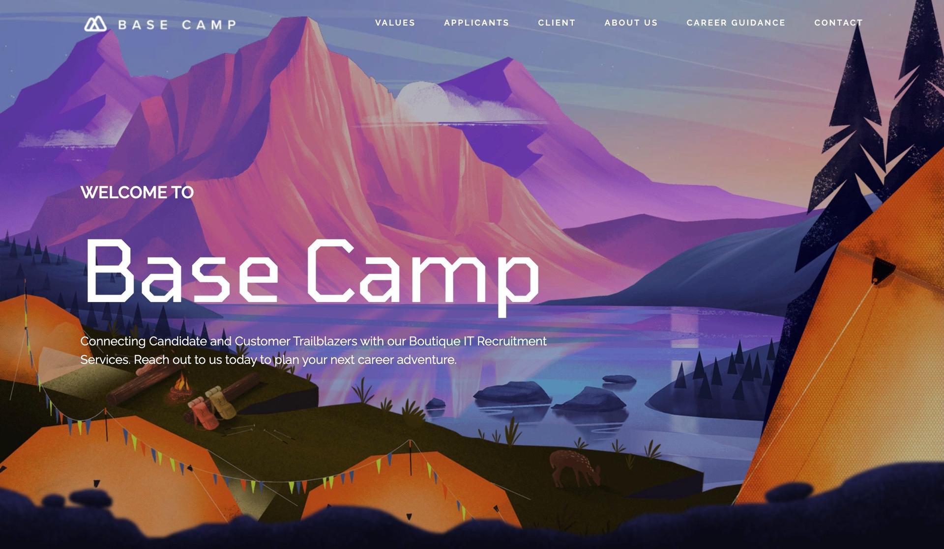 Basecamp-webflow website examples