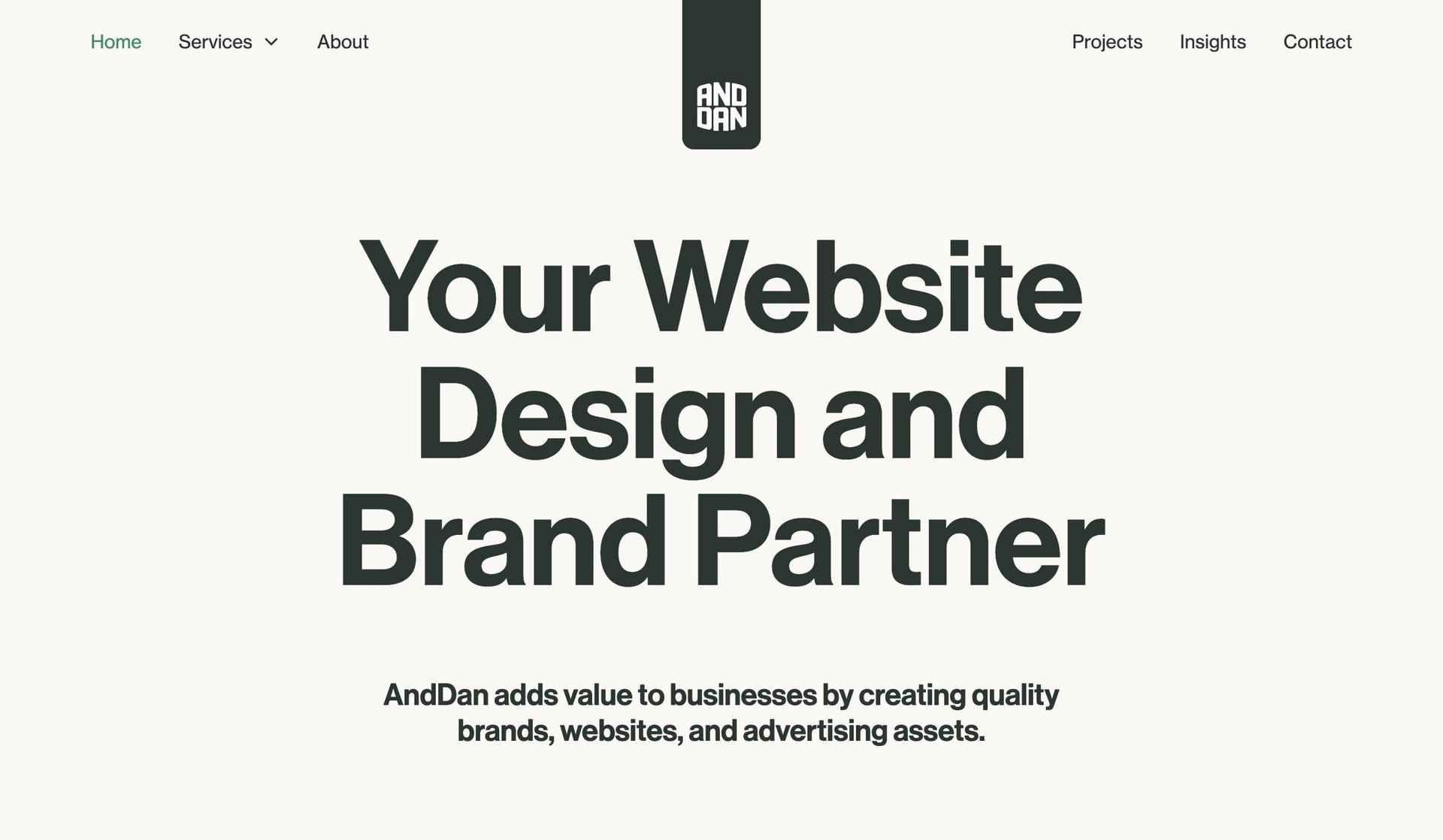 Anddan-webflow website examples