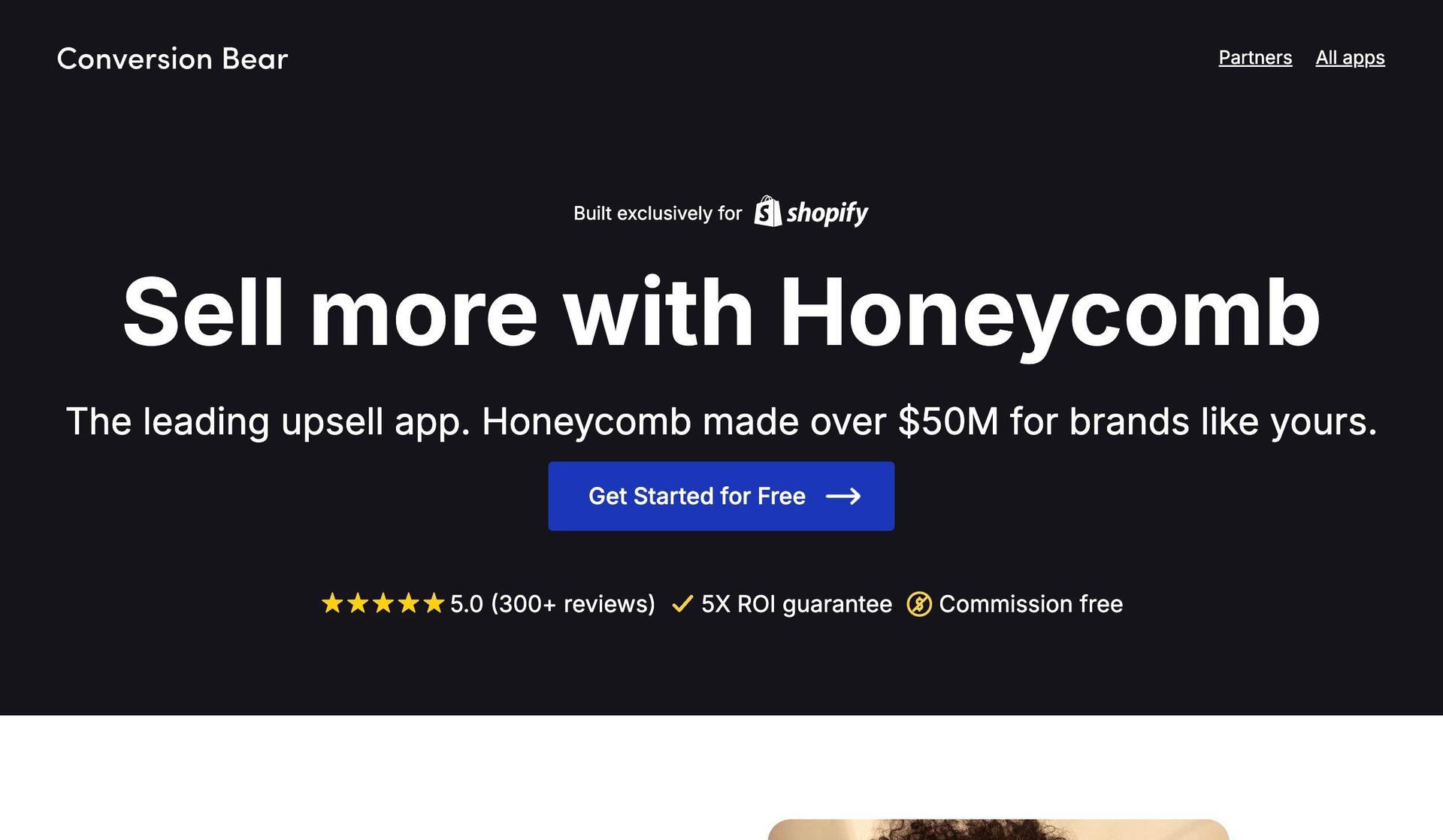 Conversion Bear-webflow website examples