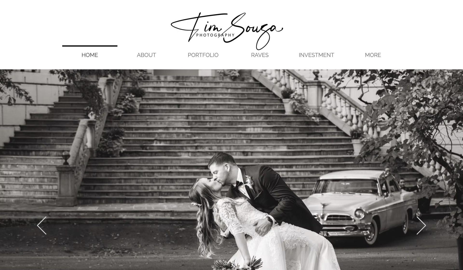 Tim Souza-wix wedding website examples