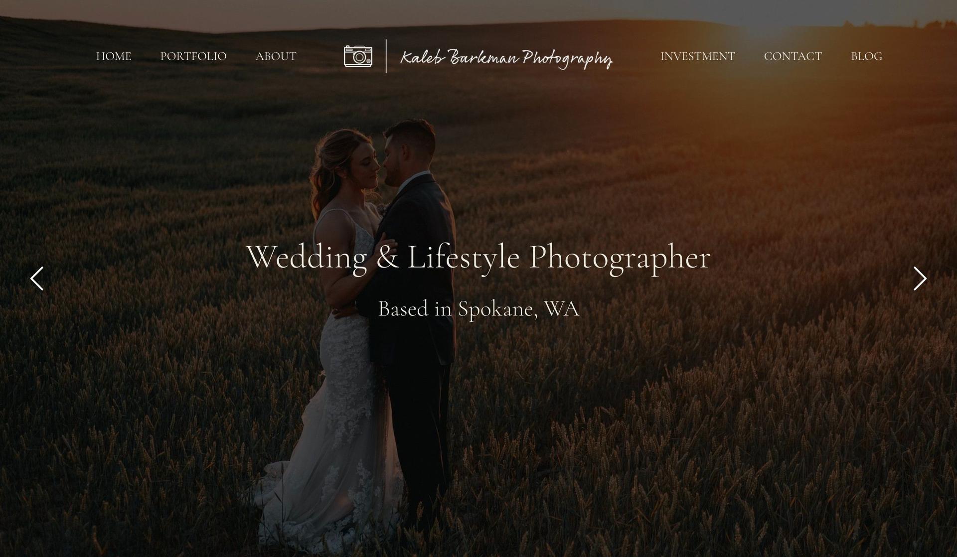Kaleb Barkman Photography-wedding photography websites