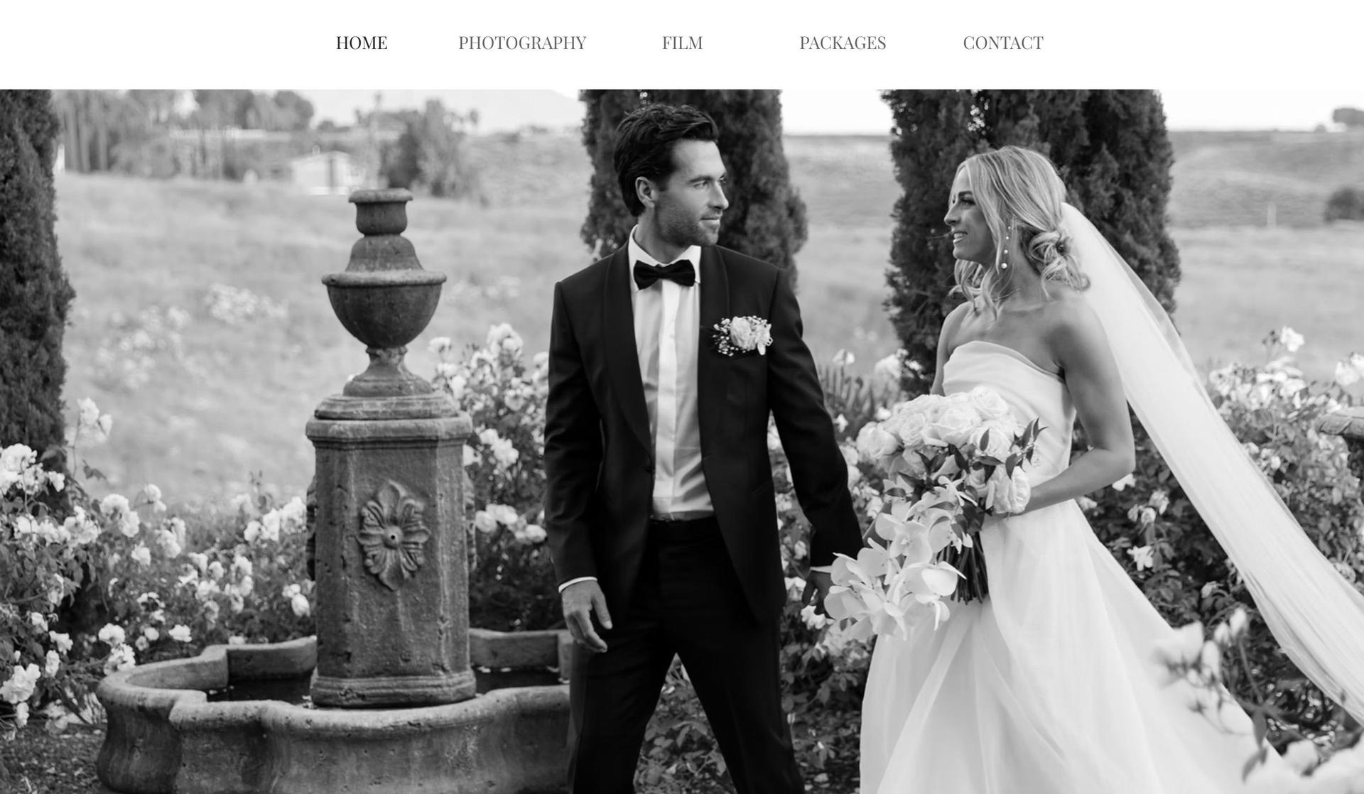 Oryan Empire-wix wedding website examples