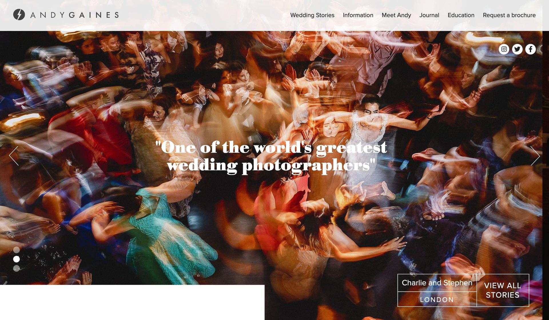 Andy Gaines-wedding photography websites