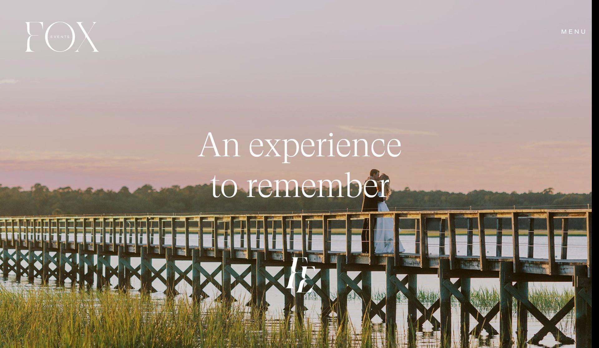 A Fox Event-wix wedding website examples