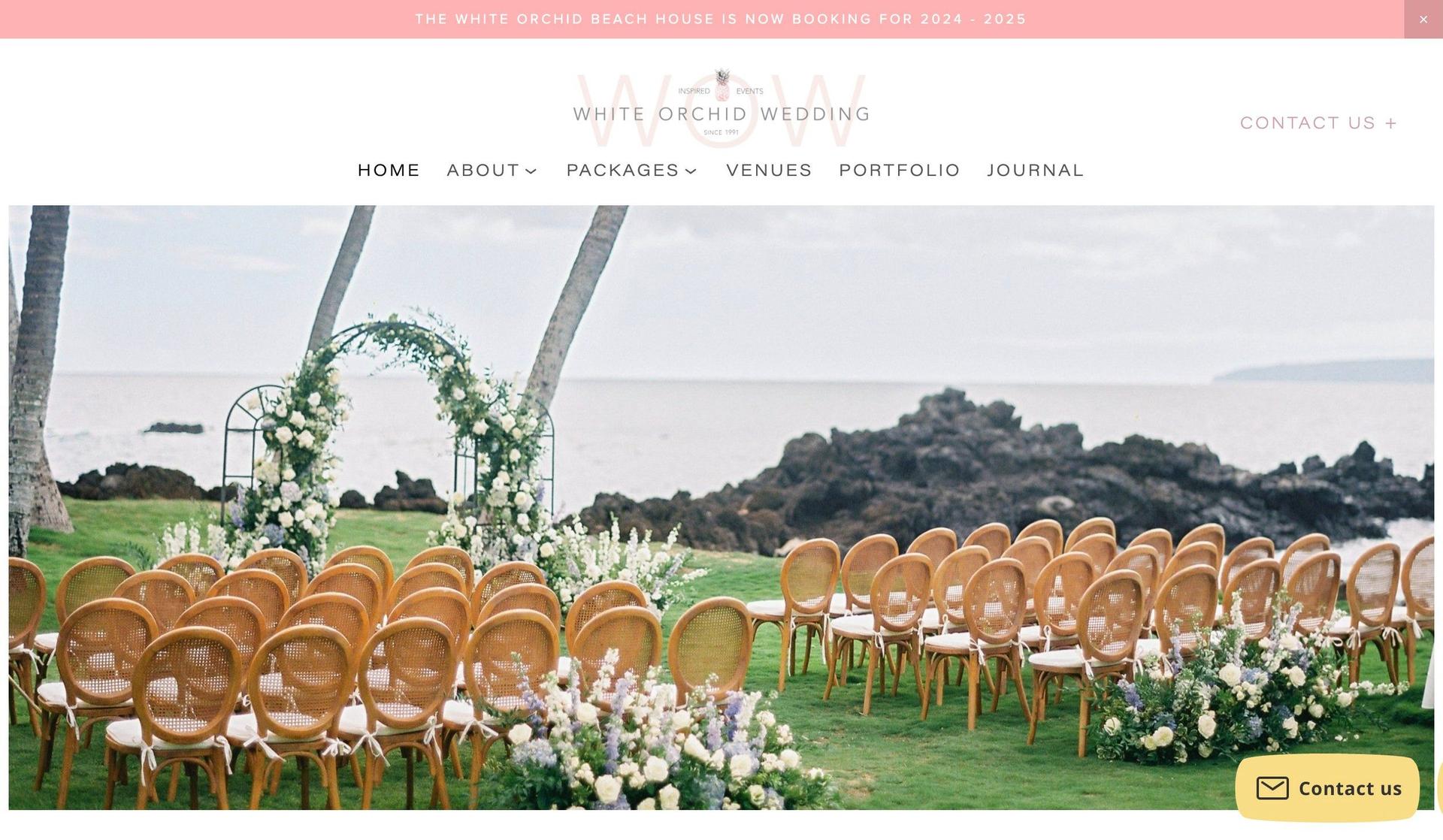 White Orchid Wedding-wedding planner websites