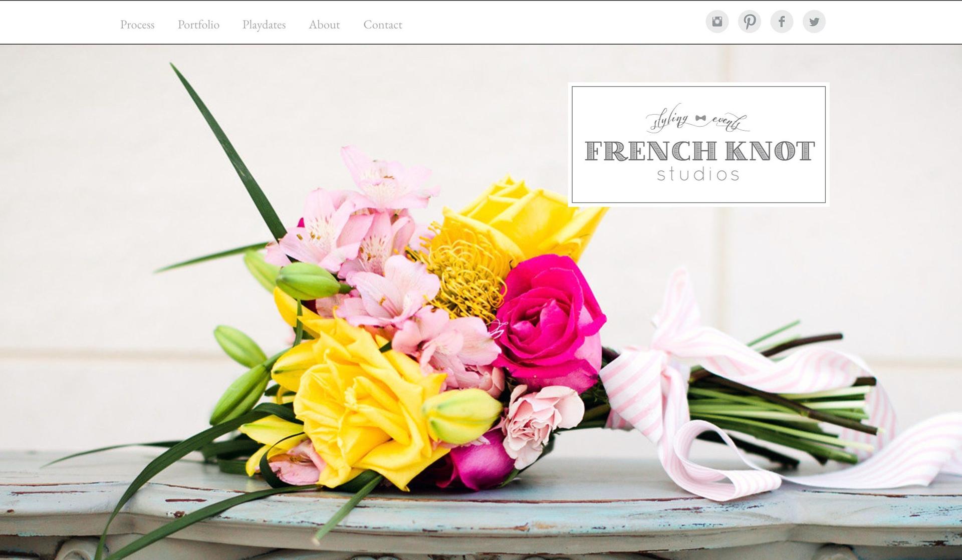 French Knot Studios-yellow websites