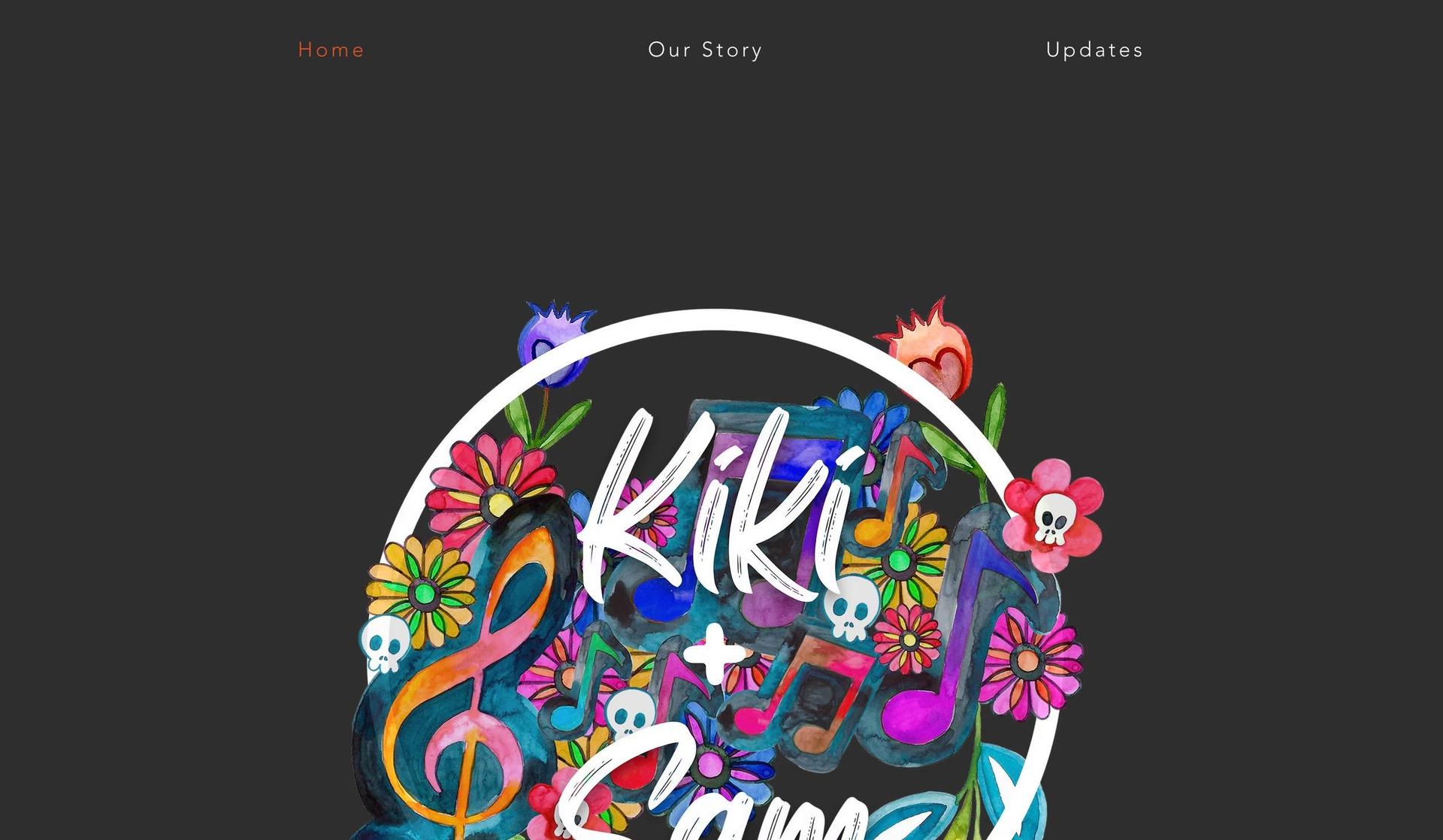 Sam and Kiki-wix wedding website examples
