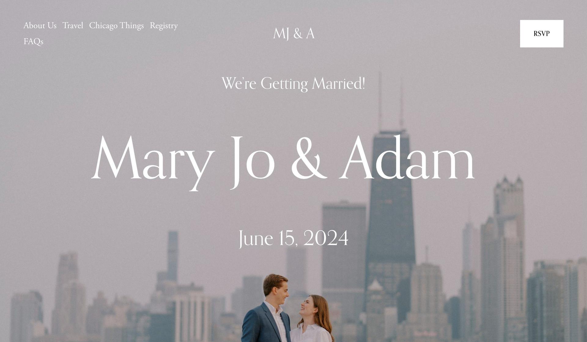 Toohey Molloy-wedding website examples