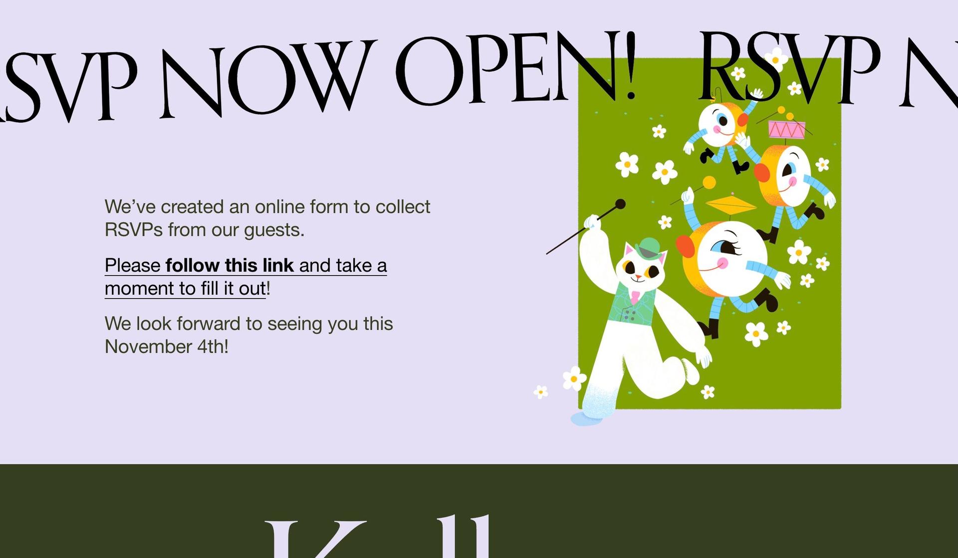 Kelly and Alexei-wedding website examples