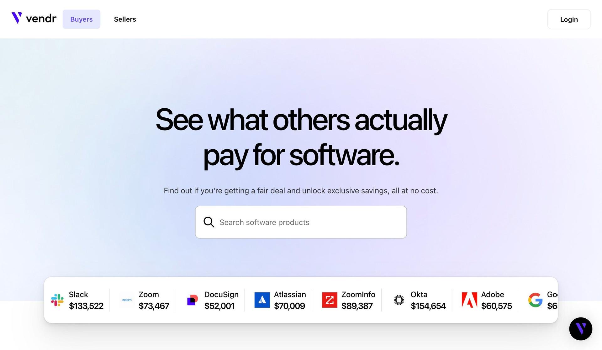 Vendr-webflow website examples