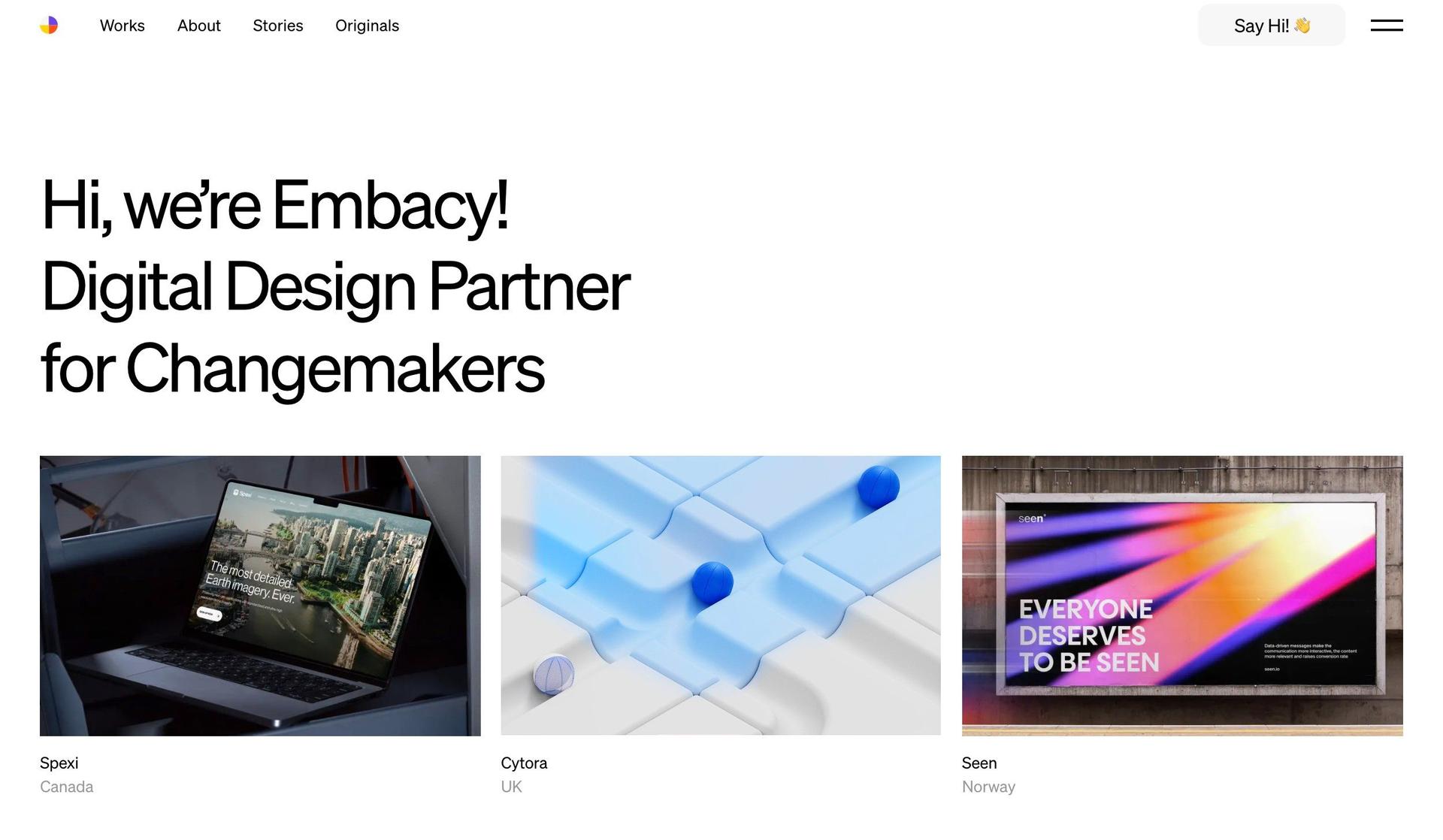 Embacy-white websites