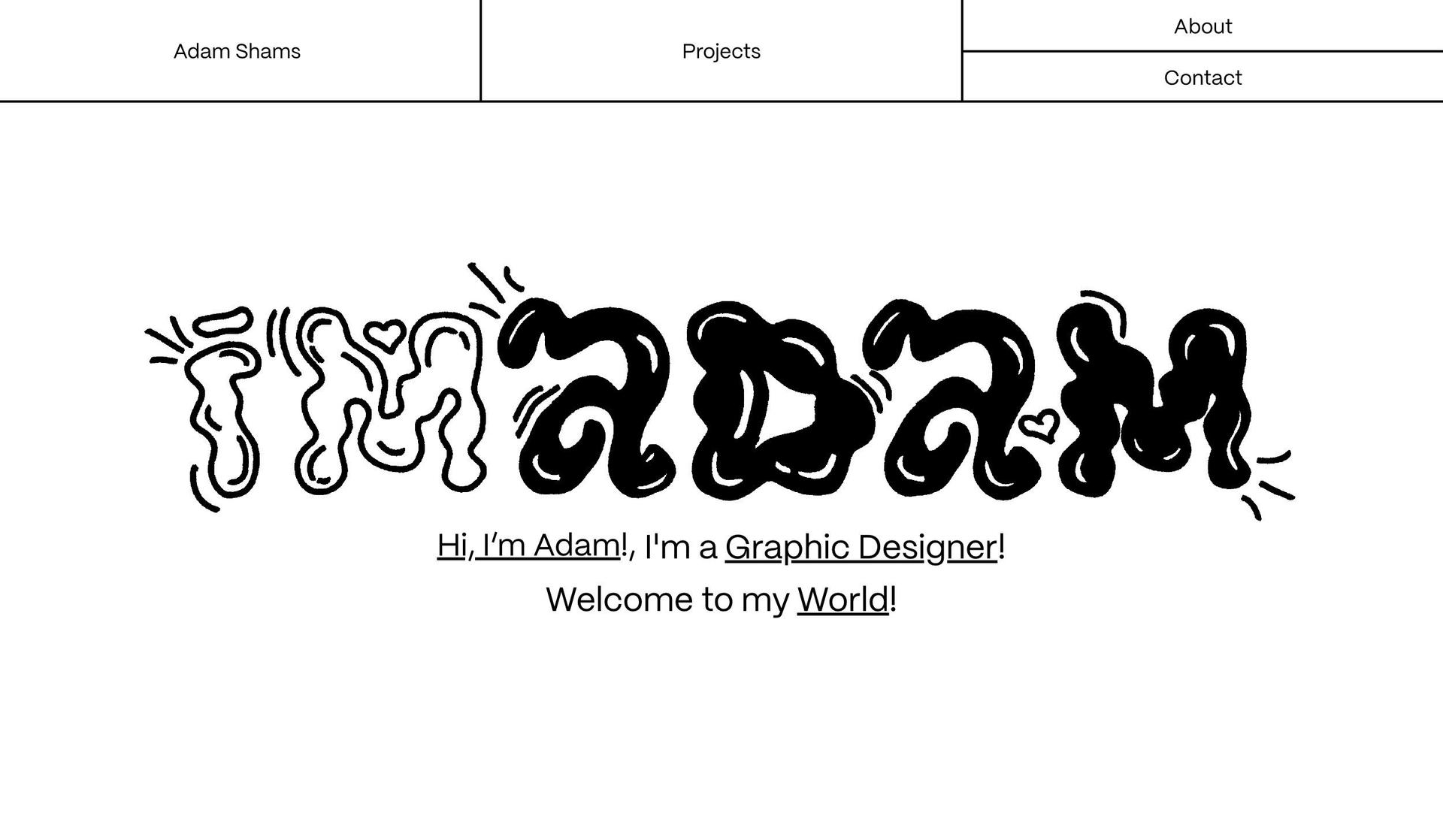 Adam Shams-white websites