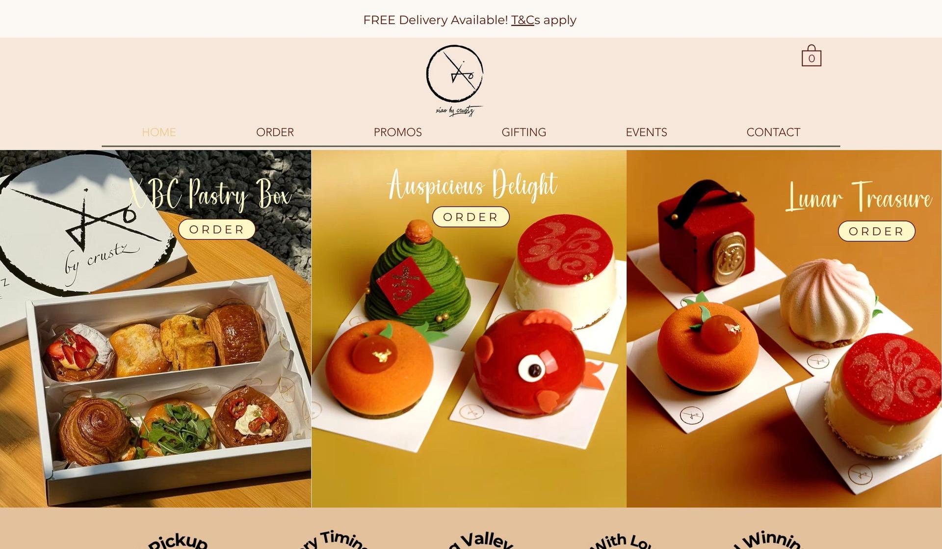 Xiao by Crustz-wix ecommerce store examples