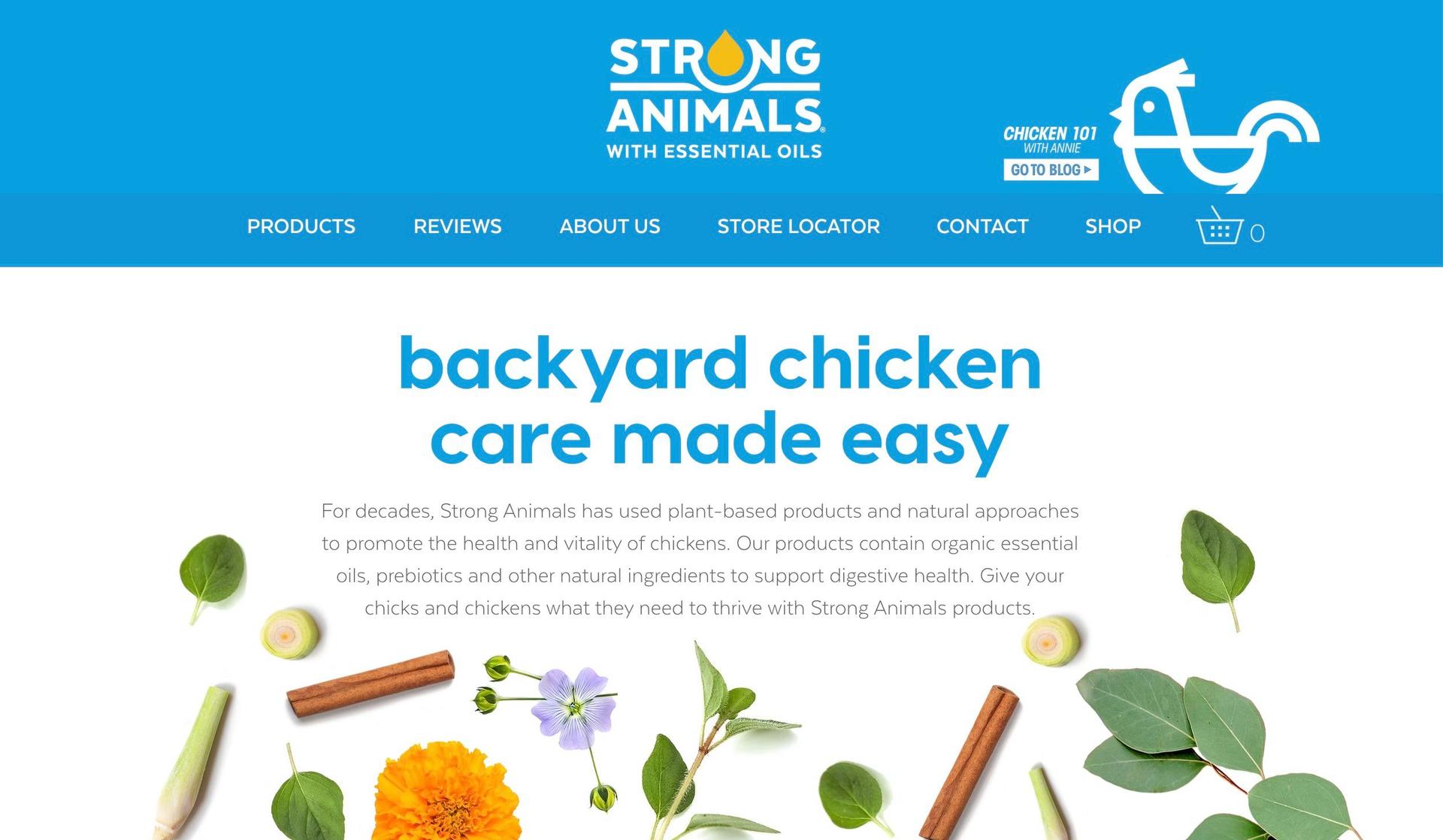 Strong Animals-pet shop ecommerce websites
