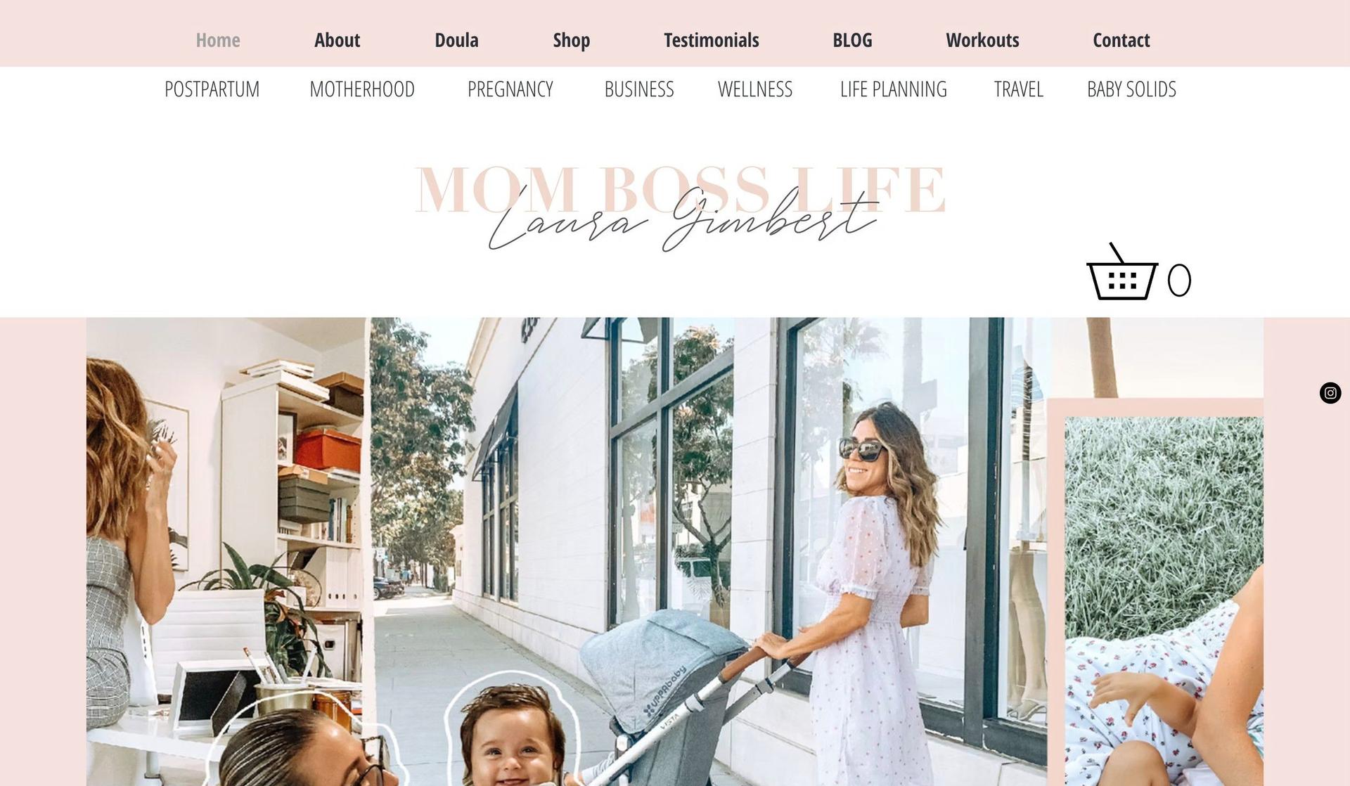 Mom Boss Life-+lifestyle website examples+