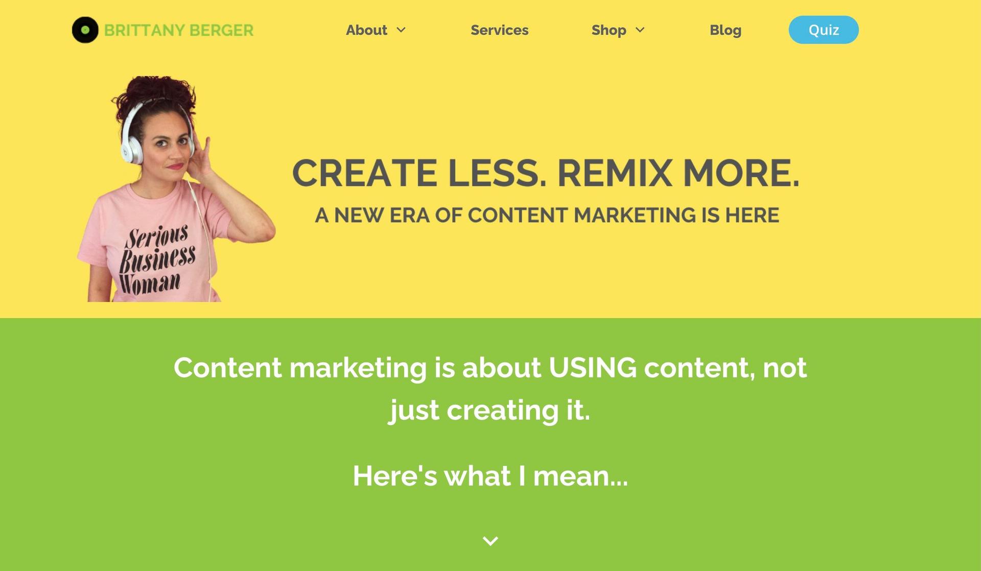 Brittany Berger-writer websites