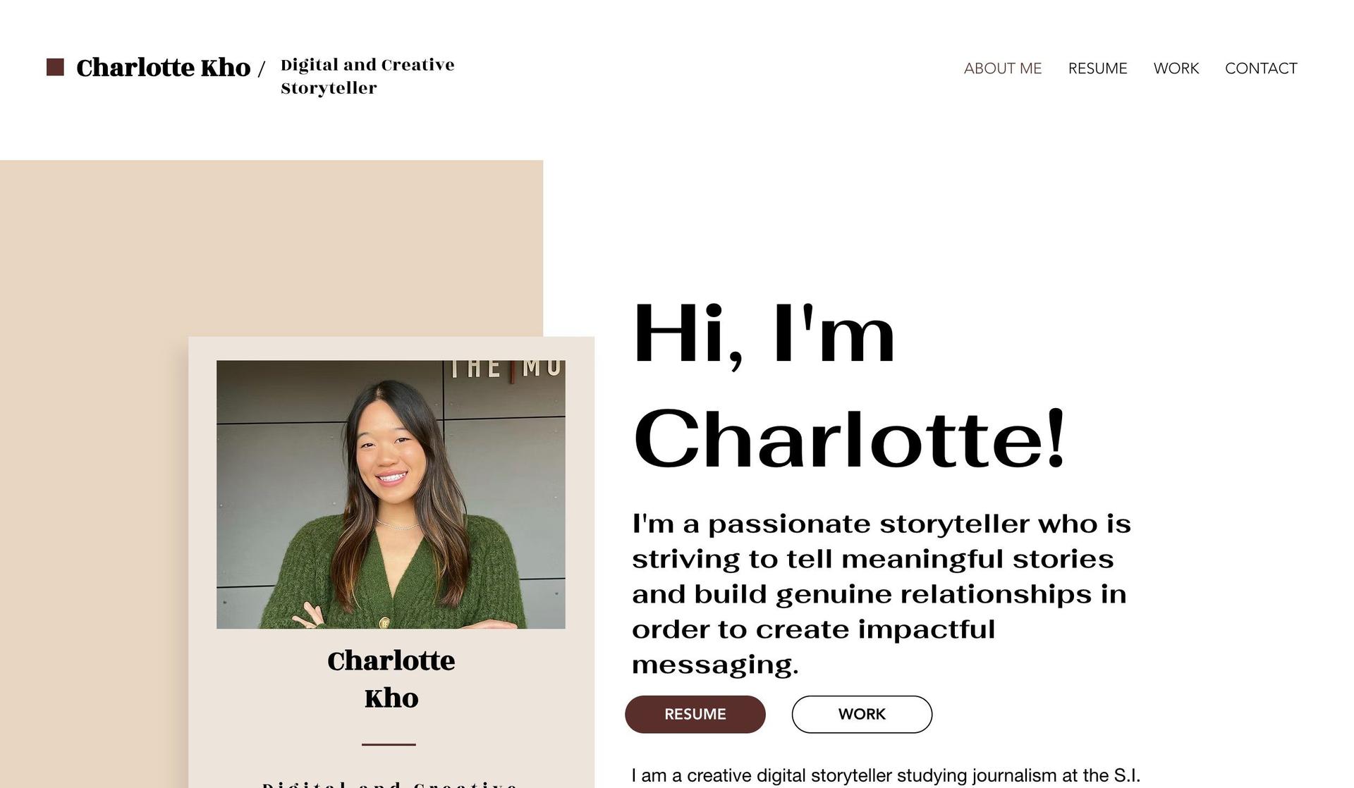 Charlotte Kho-writing portfolio examples
