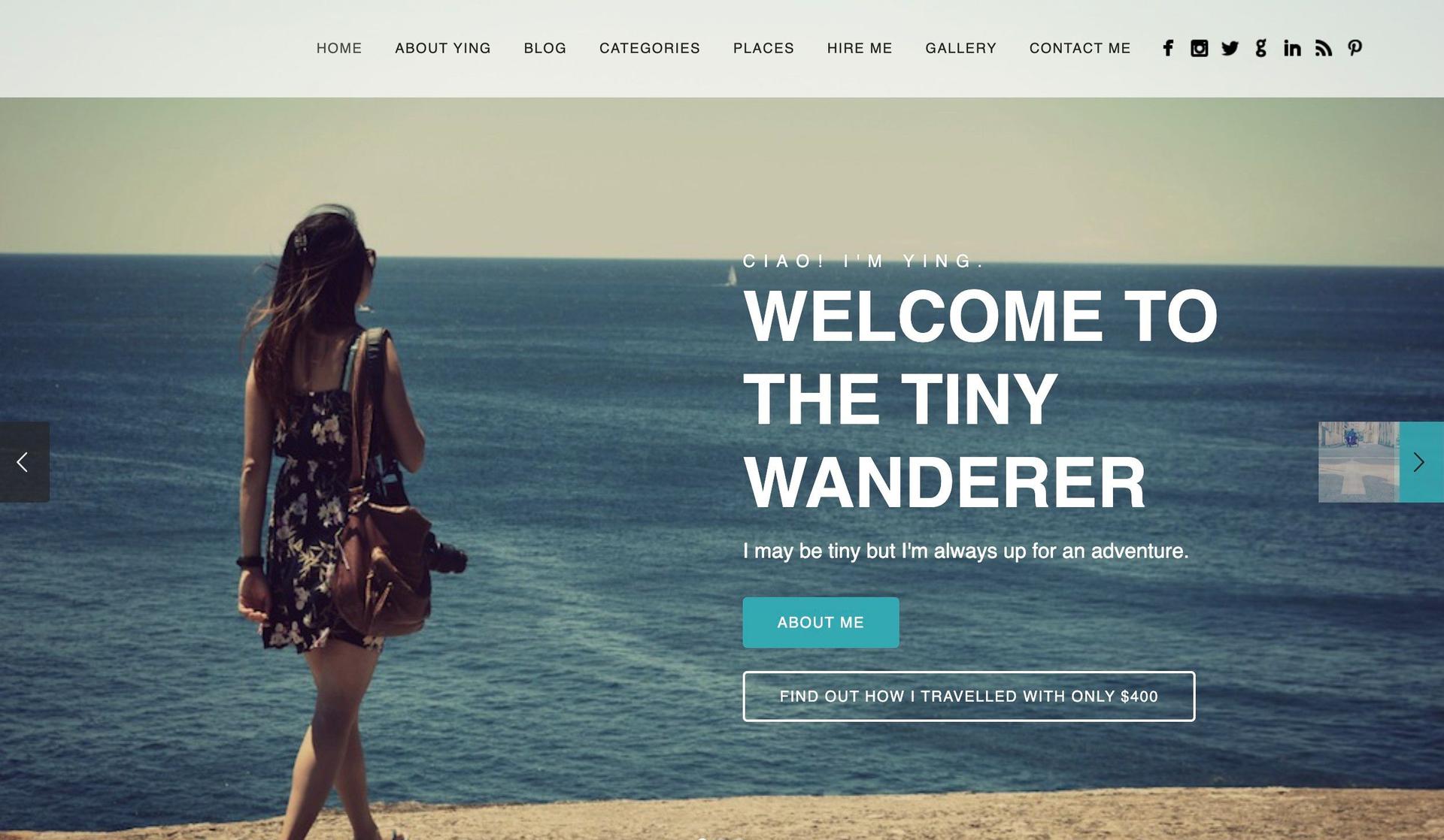 Tiny Wanderer-writing portfolio examples