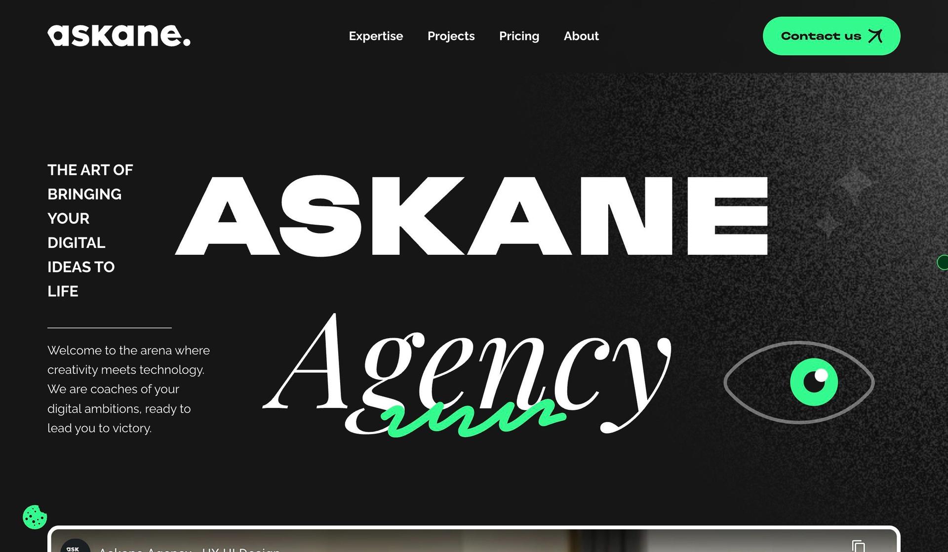 Askane Agency-dark websites
