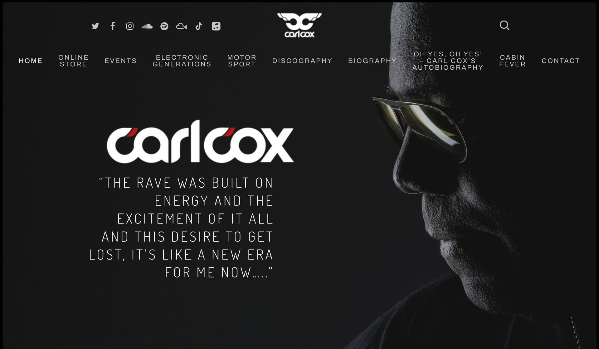Carl Cox-dark websites