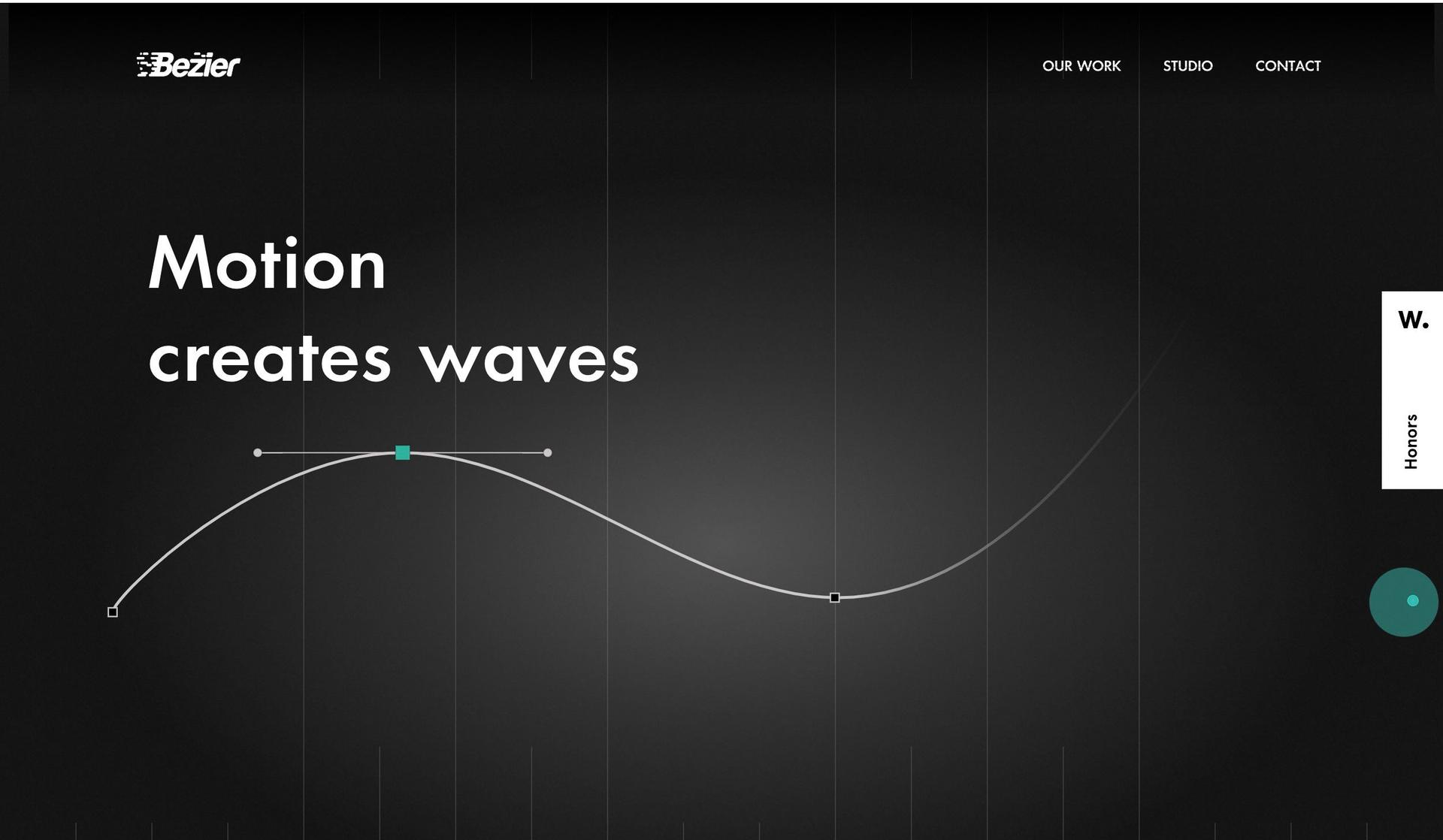 Bezier-dark websites