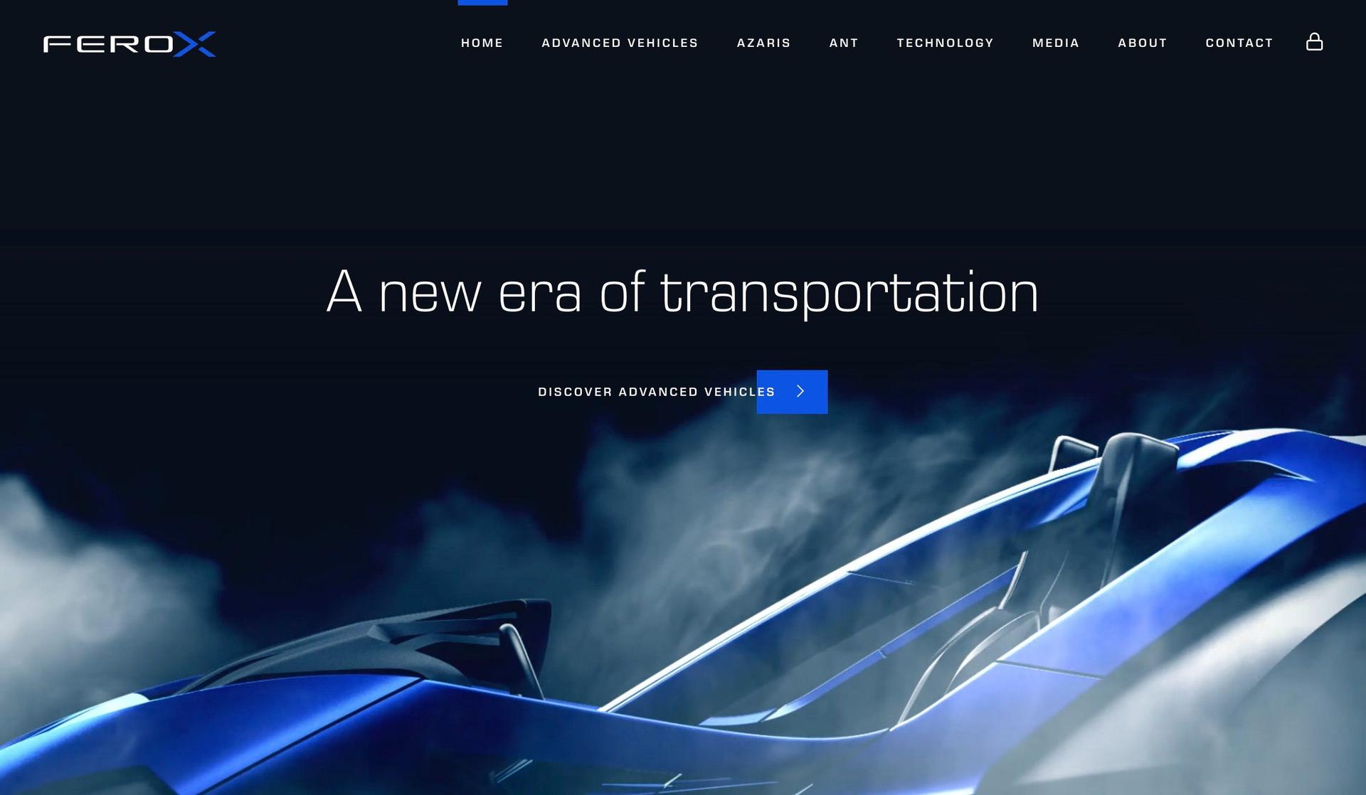 Ferox Corp-+futuristic website design examples+
