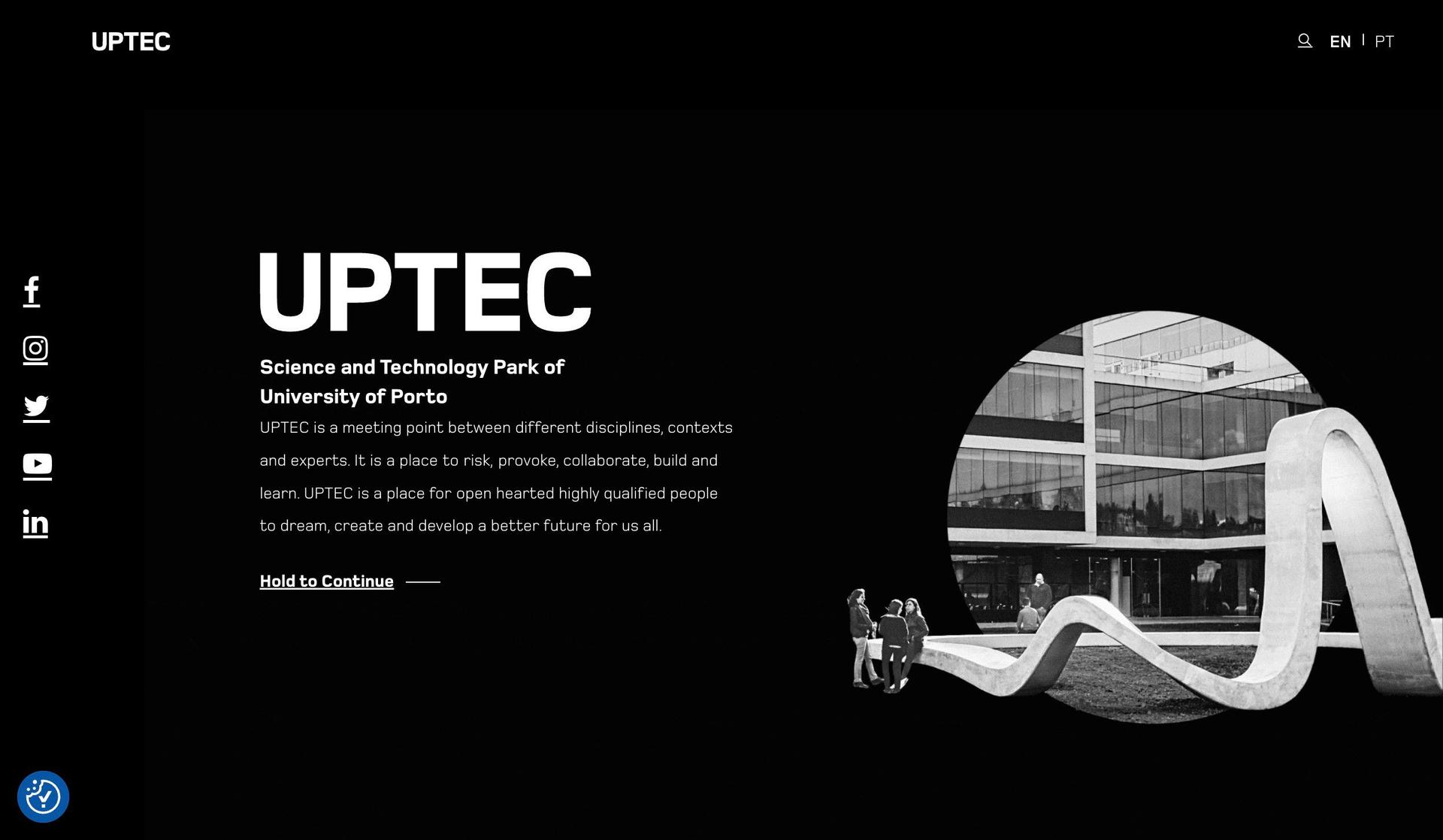 UPTEC-+futuristic website design examples+