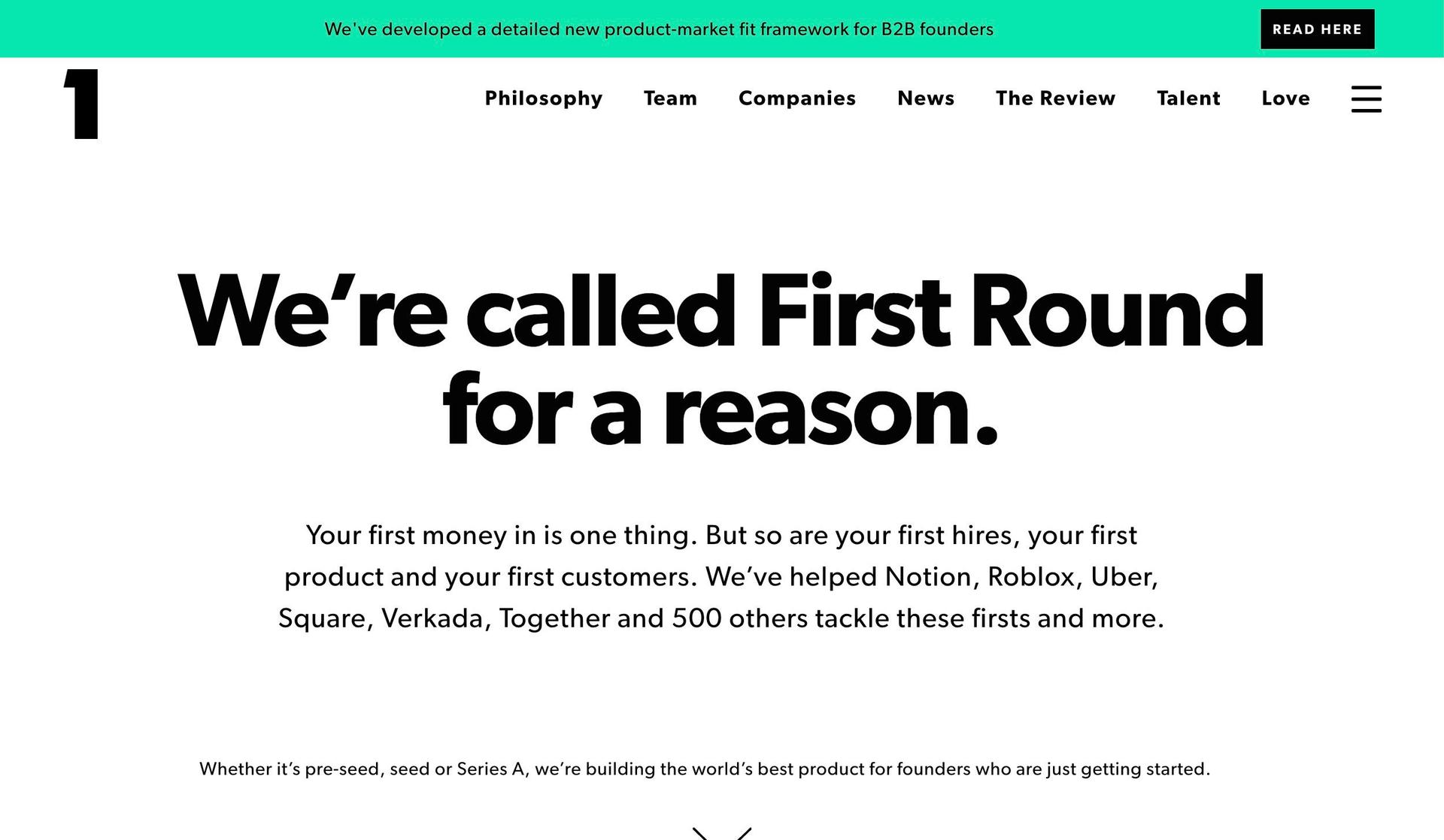 First Round Capital-venture capital websites