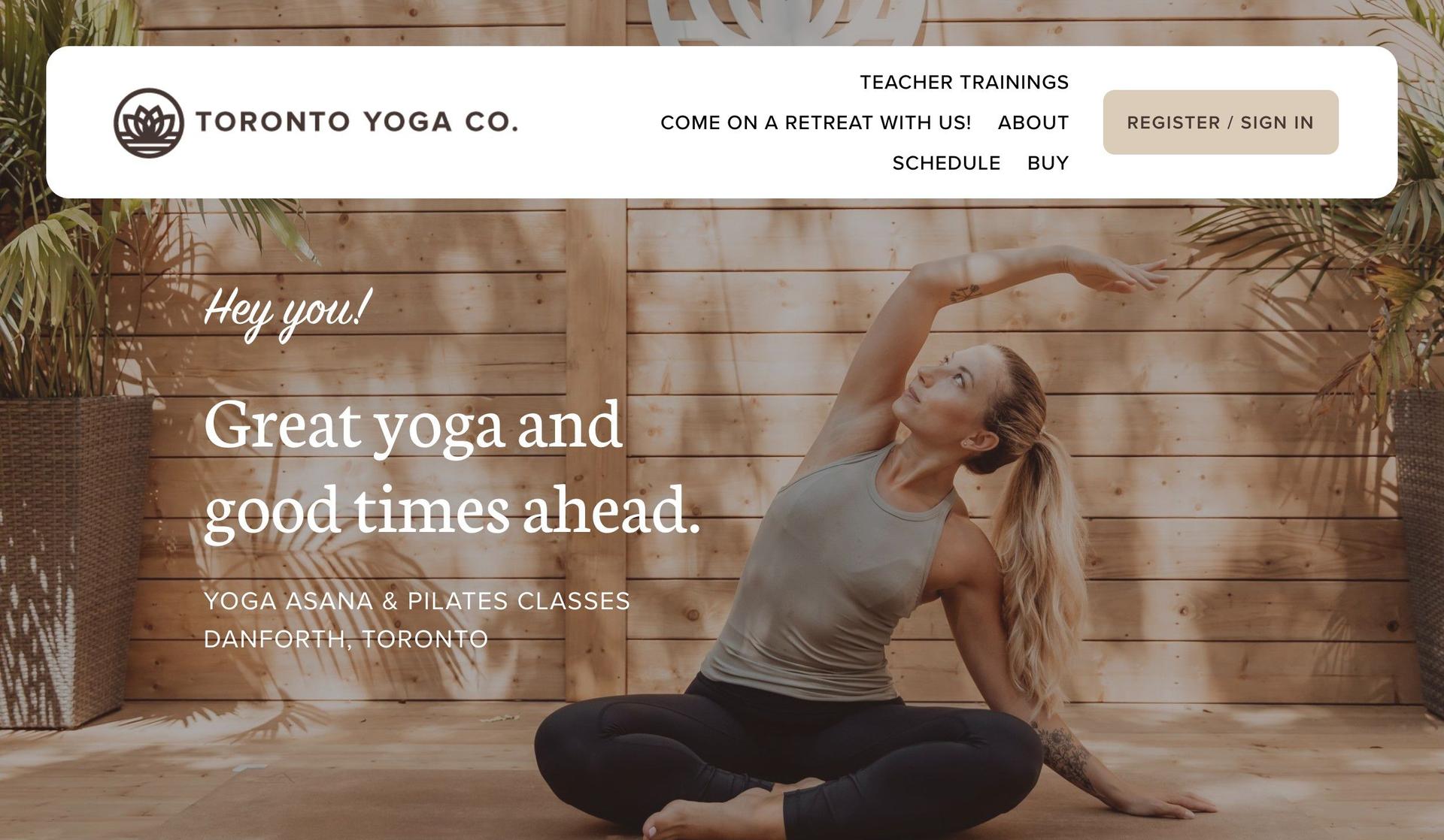 Toronto Yoga Co-yoga websites