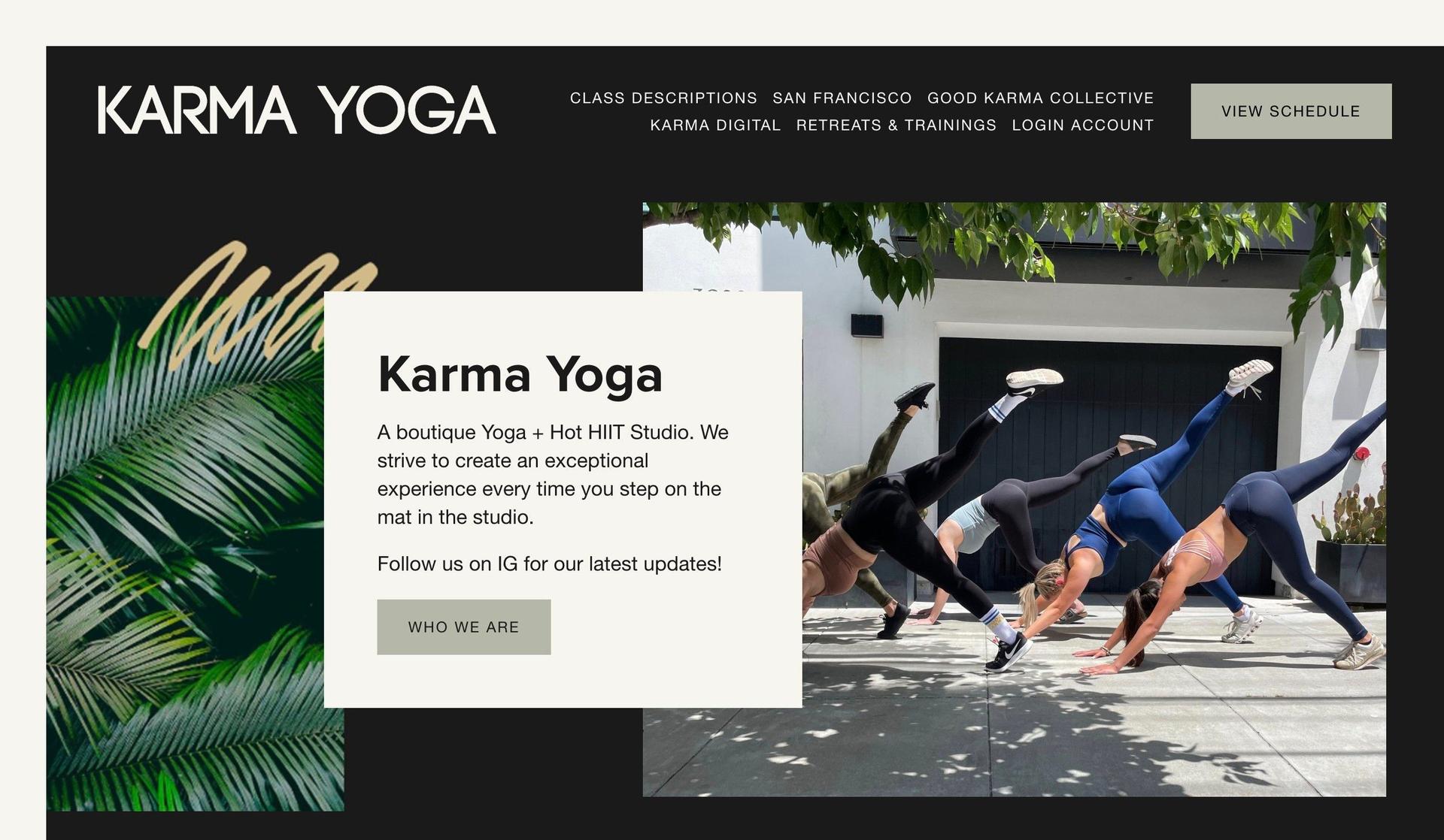 Karma Yoga Studios-yoga websites
