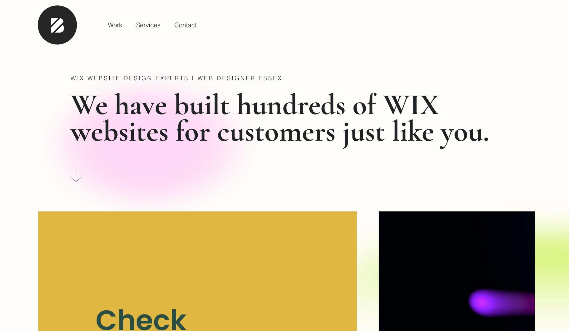 Brown Owl Creative-wix landing page examples