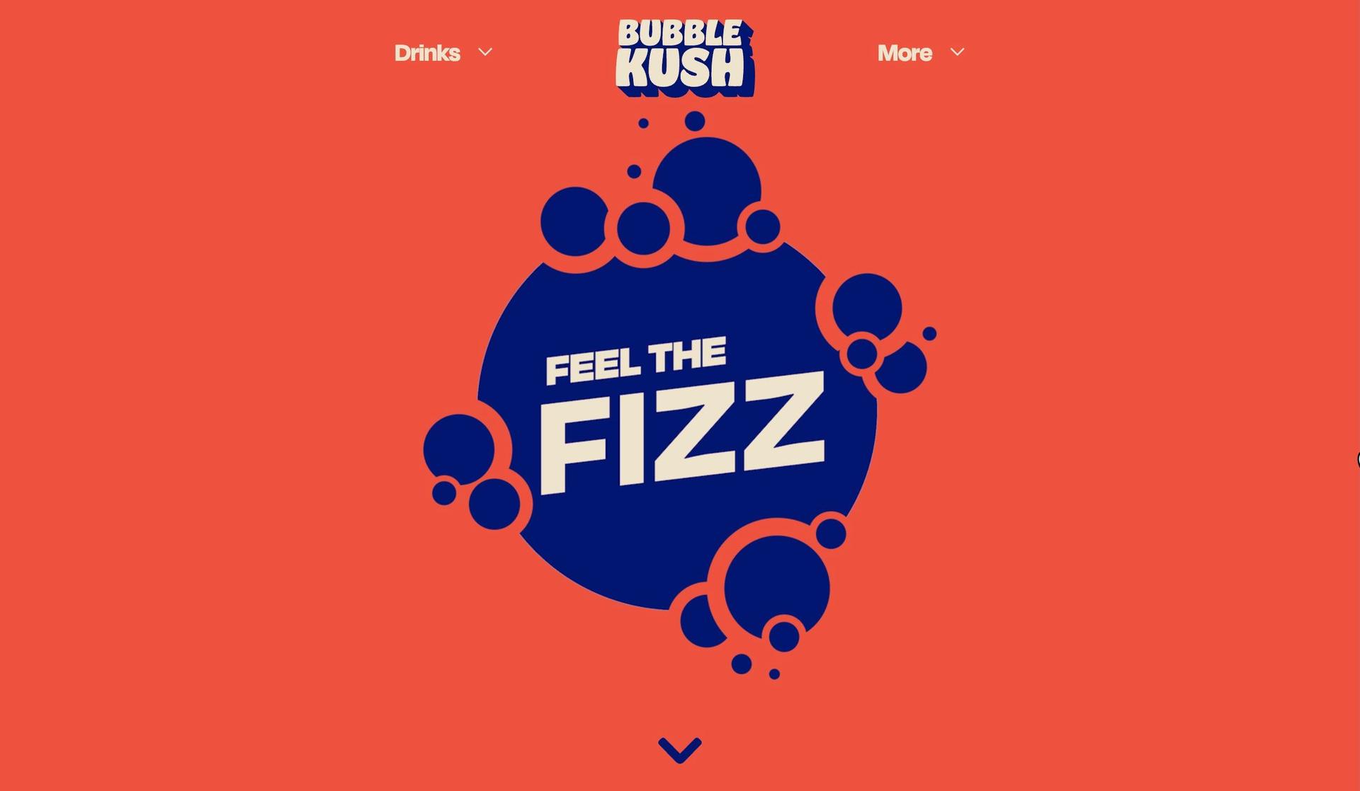 Bubble Kush-flat website designs