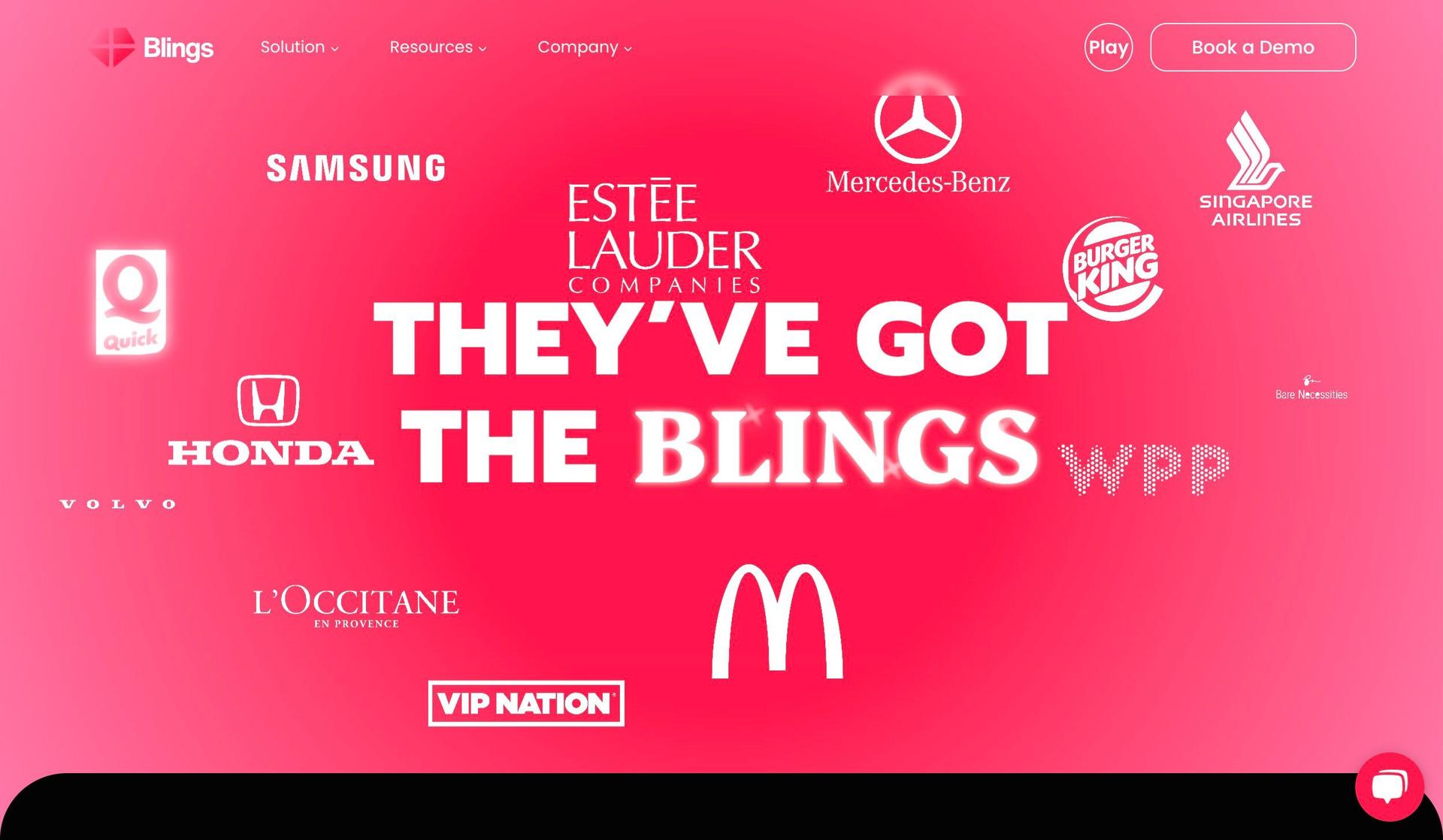 Blings-flat website designs