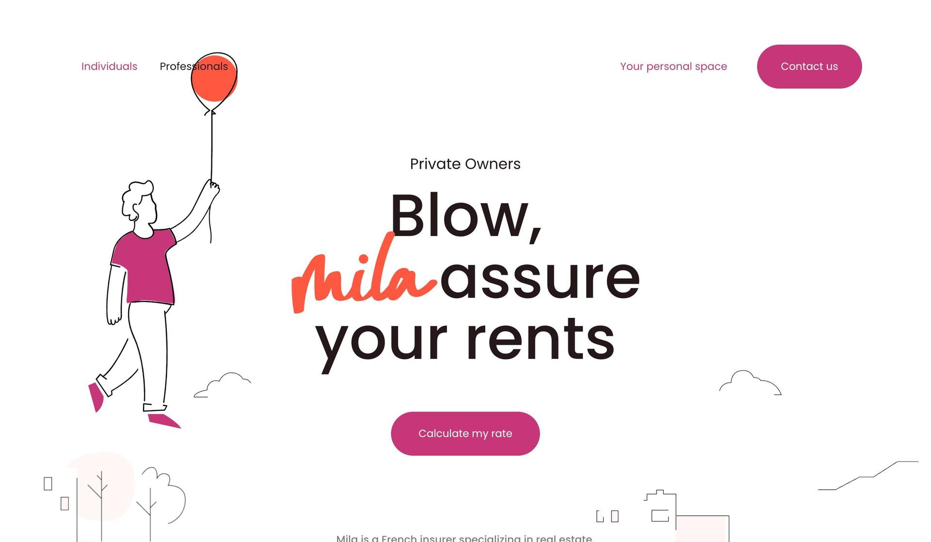 Mila Direct-flat website designs