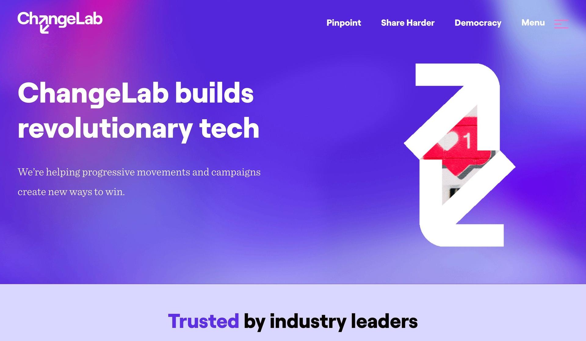 Changelab-technology website examples