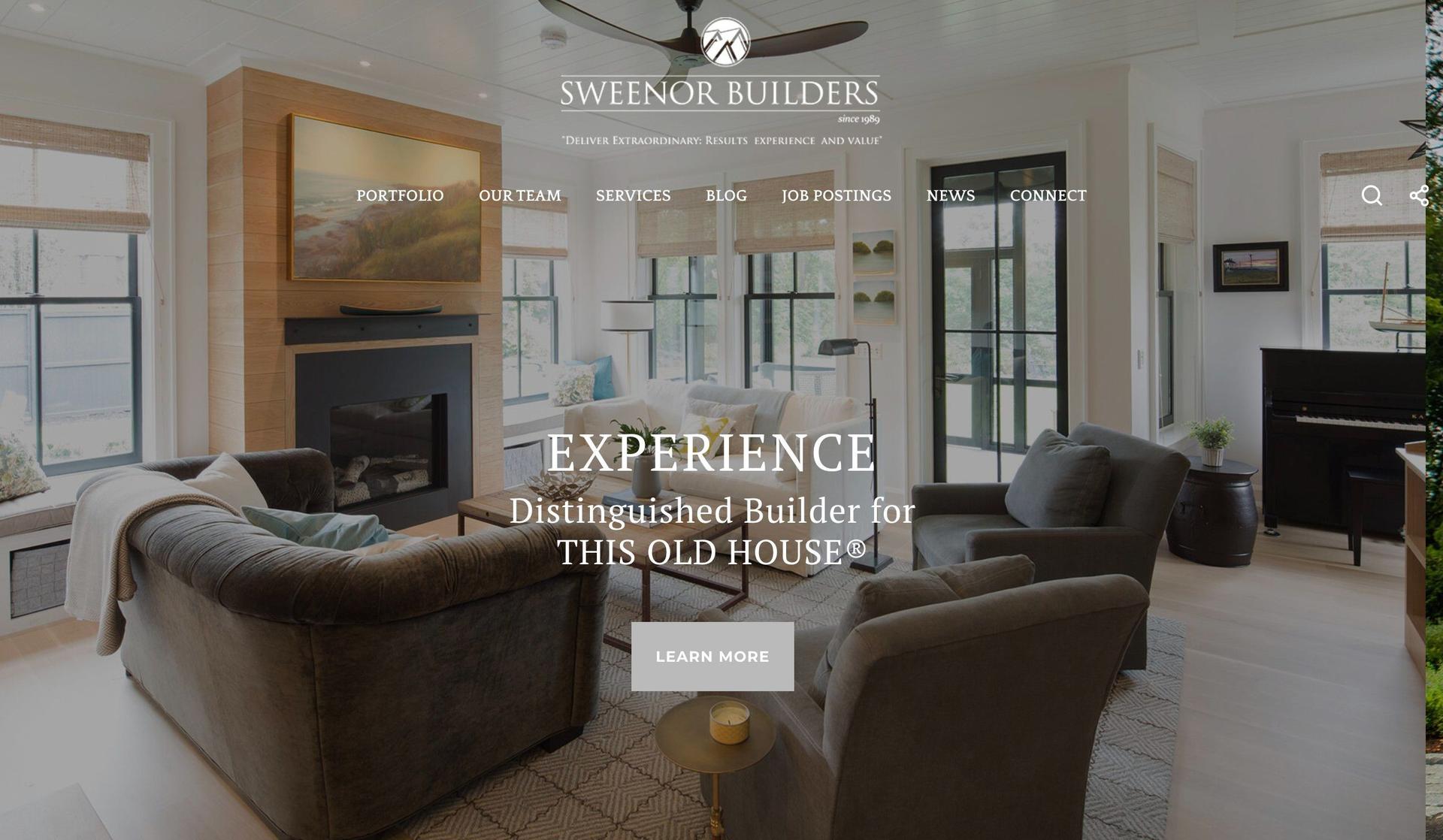 Sweenor Builders-home builders websites